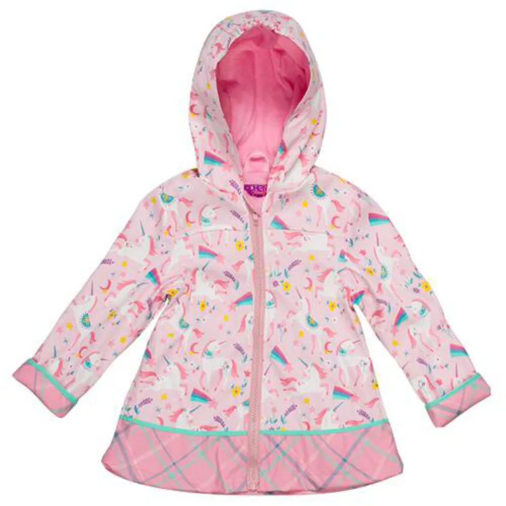 Size 2: Stephen Joseph All Over Print UNICORN Raincoat NEW