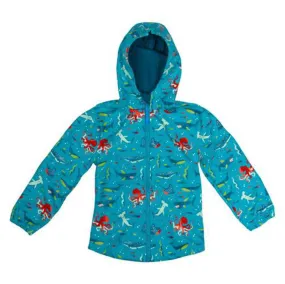 Size 3: Stephen Joseph All Over Print SHARK Raincoat NEW