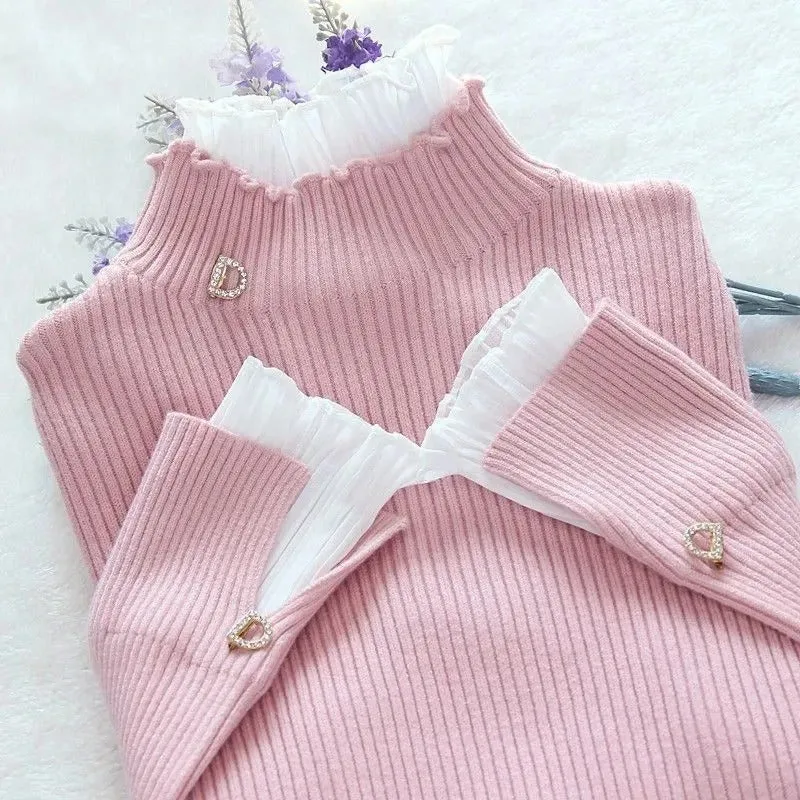 Slim-Fit Winter Turtleneck Long Sleeve Sweater Tops