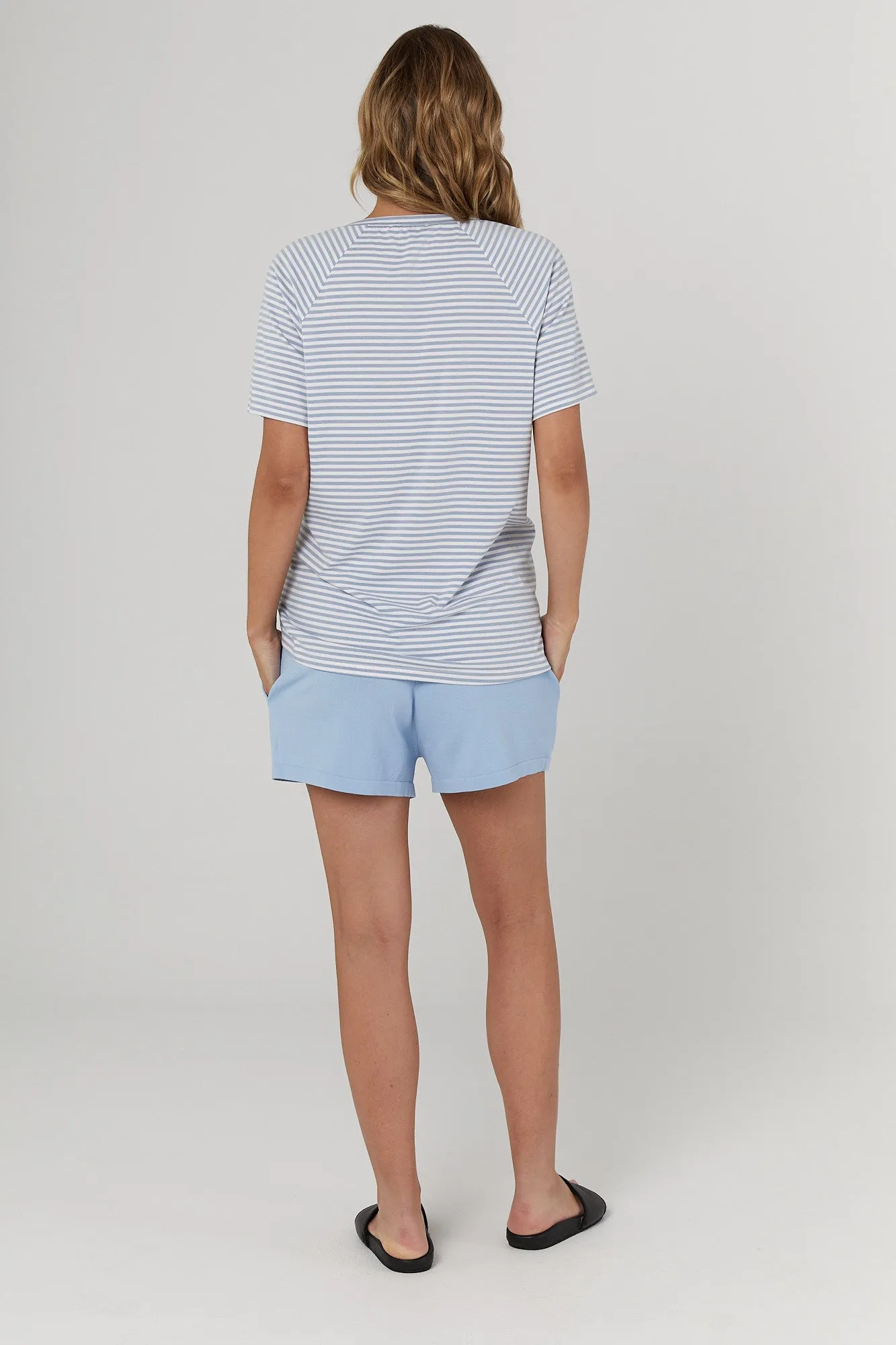 Soft Knit Short (Sky) - FINAL SALE