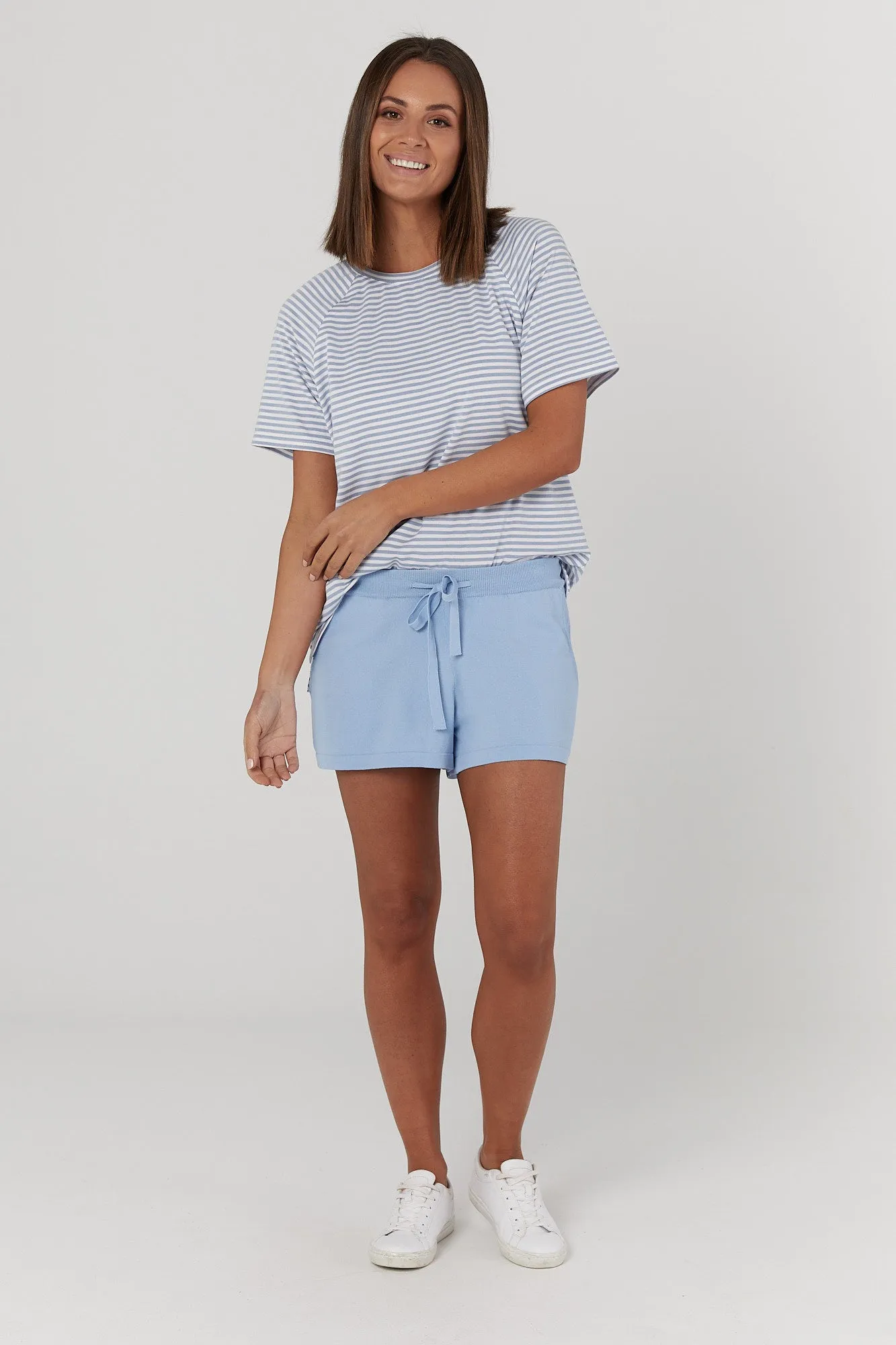 Soft Knit Short (Sky) - FINAL SALE