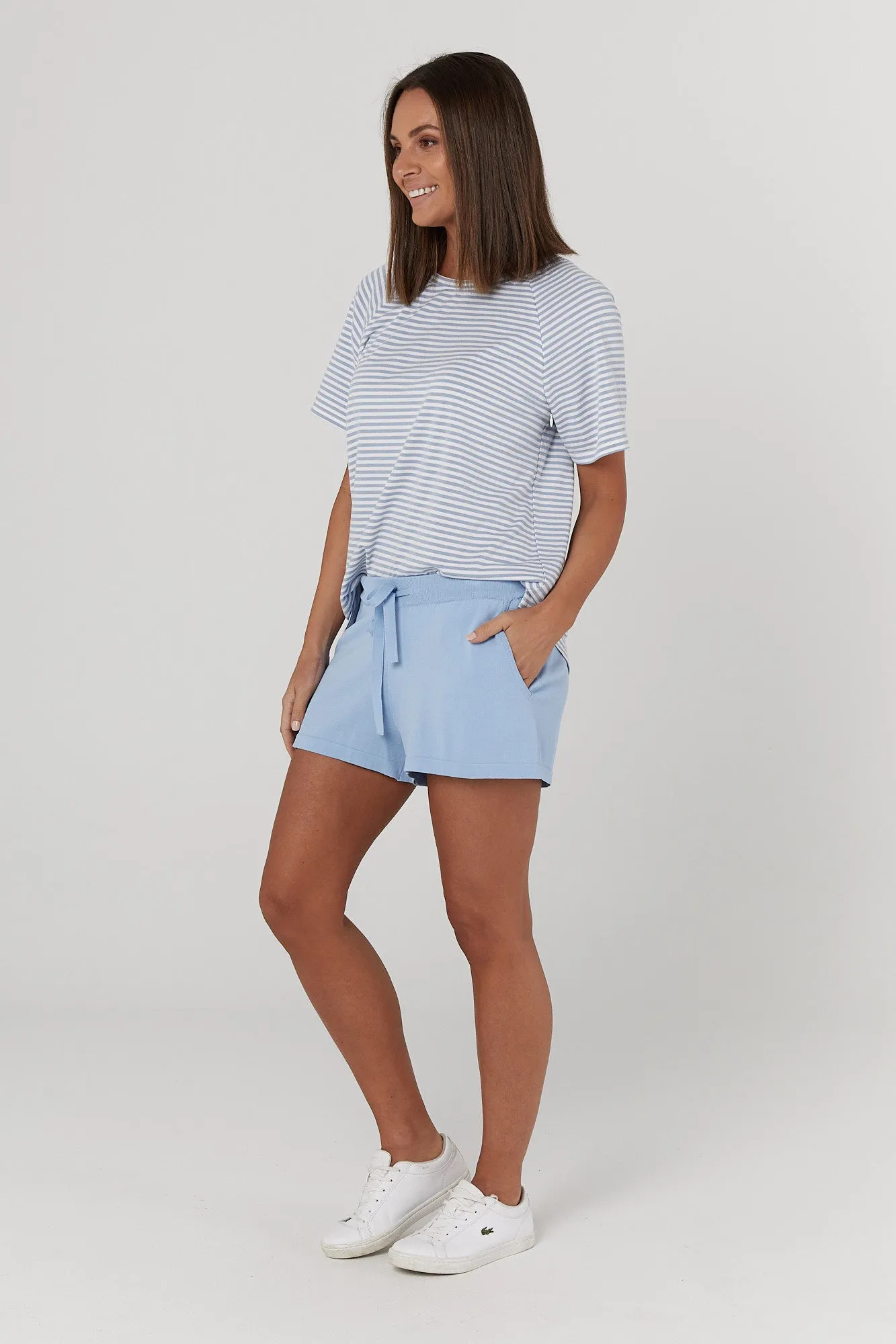 Soft Knit Short (Sky) - FINAL SALE