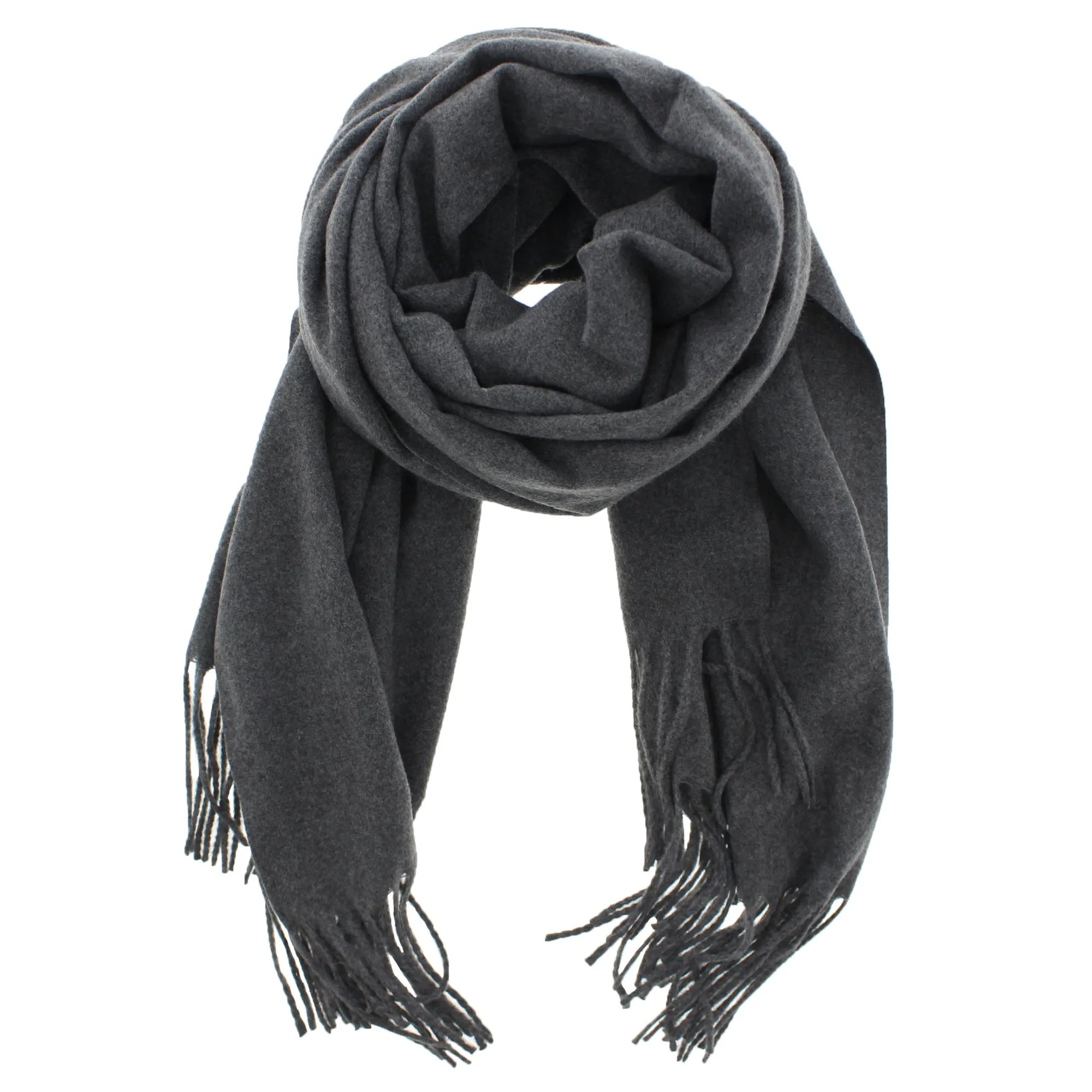 Soft Plain Wide Winter Scarf