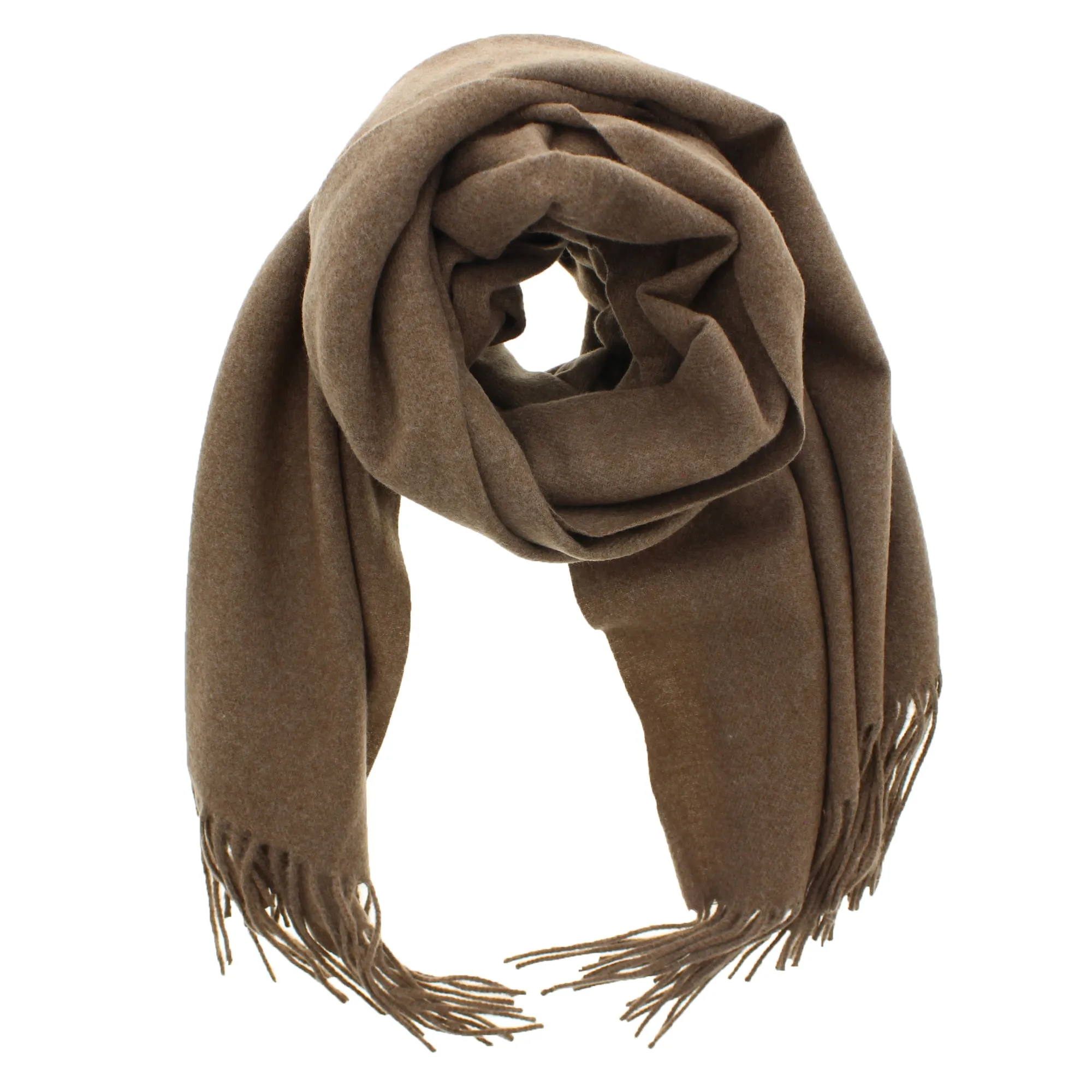 Soft Plain Wide Winter Scarf