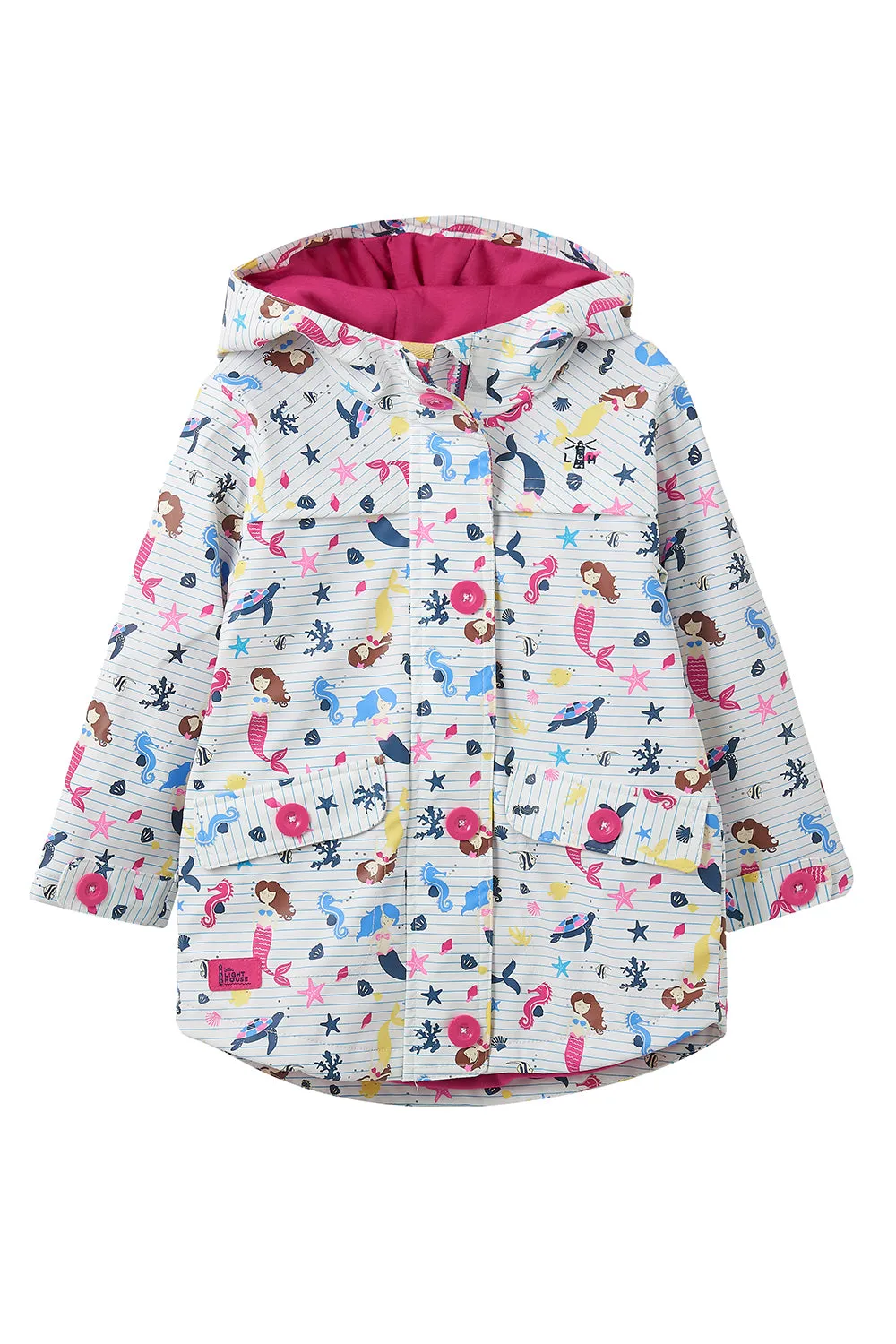 Sophia Girl's Waterproof Jacket - Sweet Pea