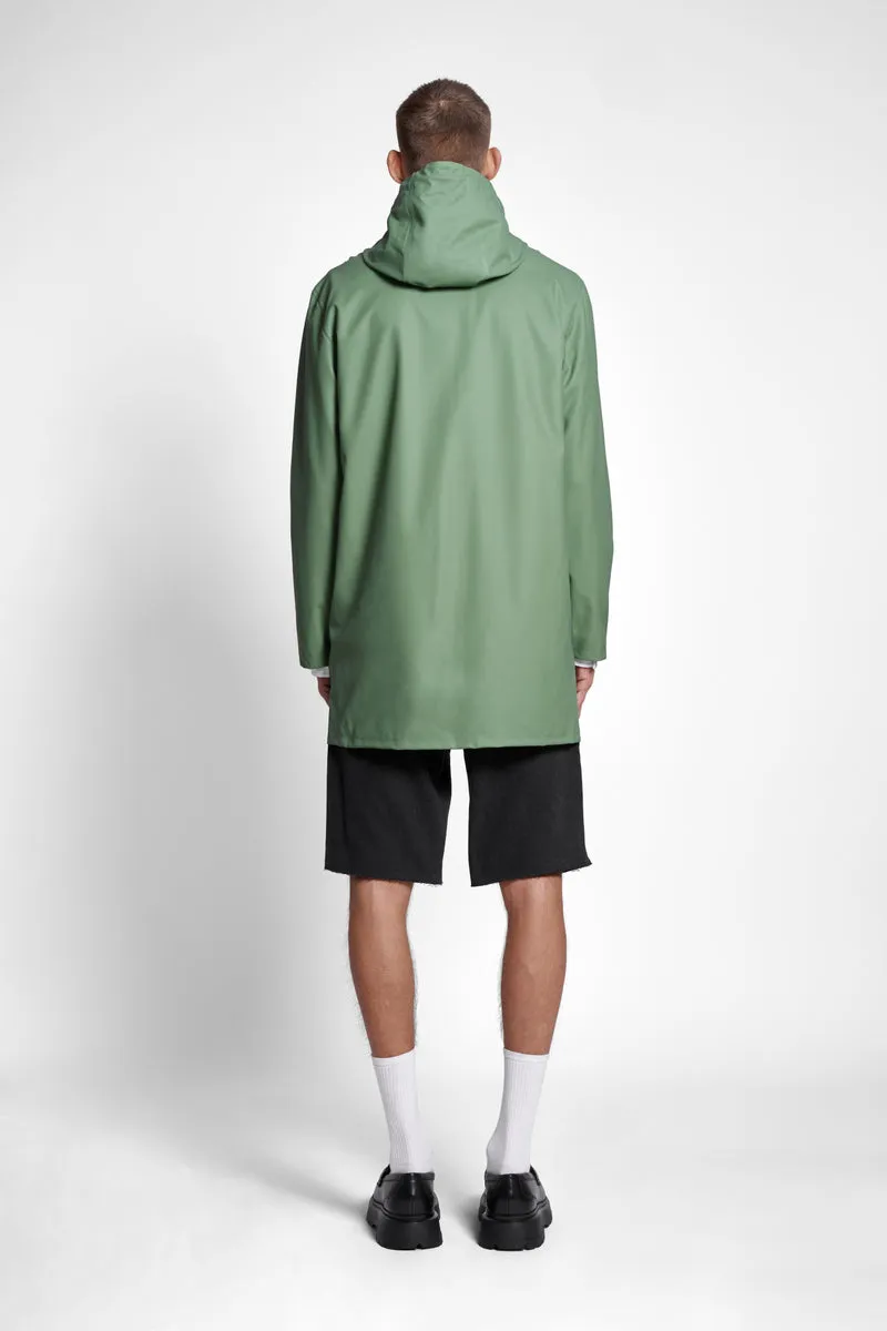 Stockholm Lightweight Zip Raincoat Loden Green