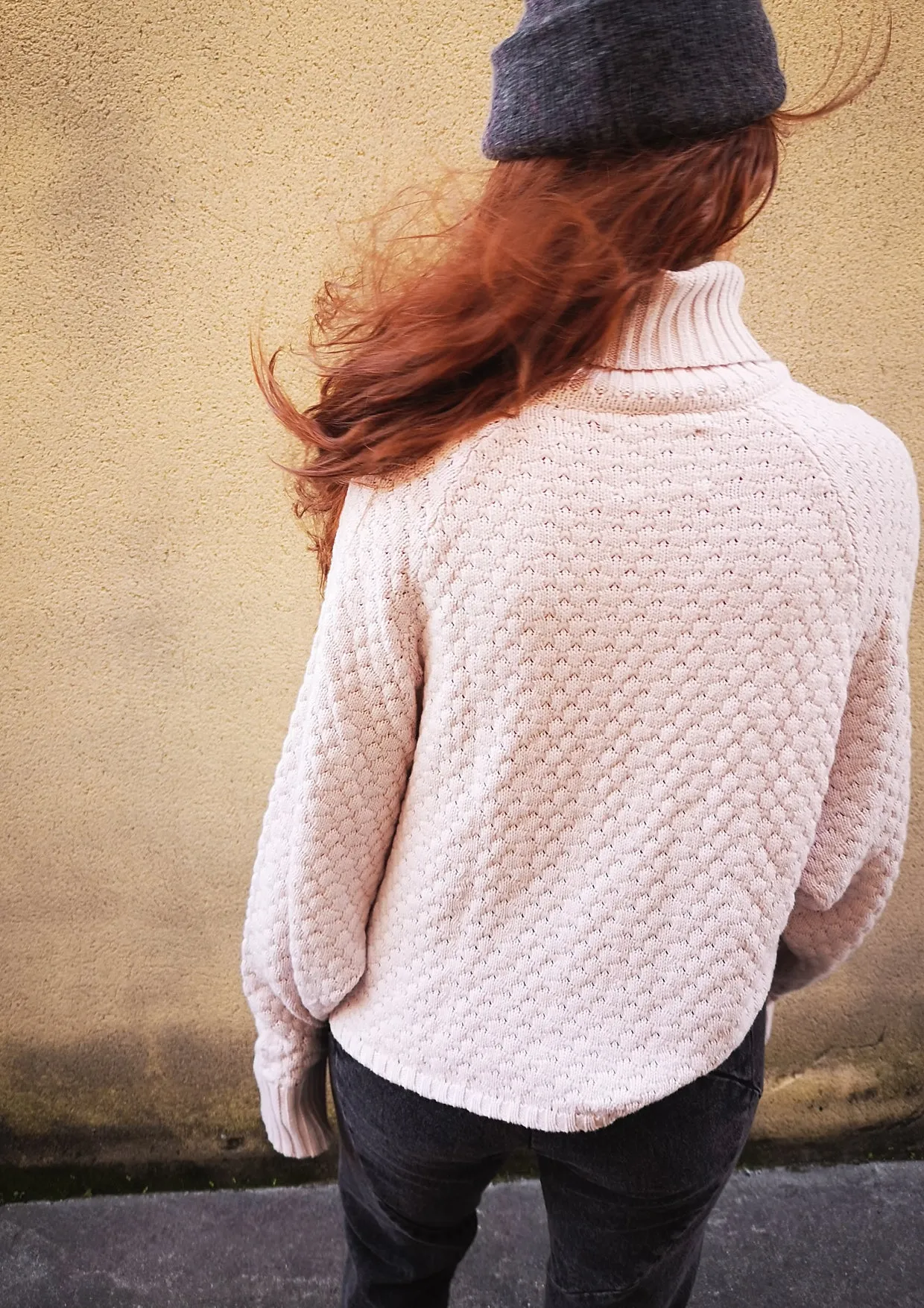 SWEATER TURTLENECK - KNIT PEARL beige