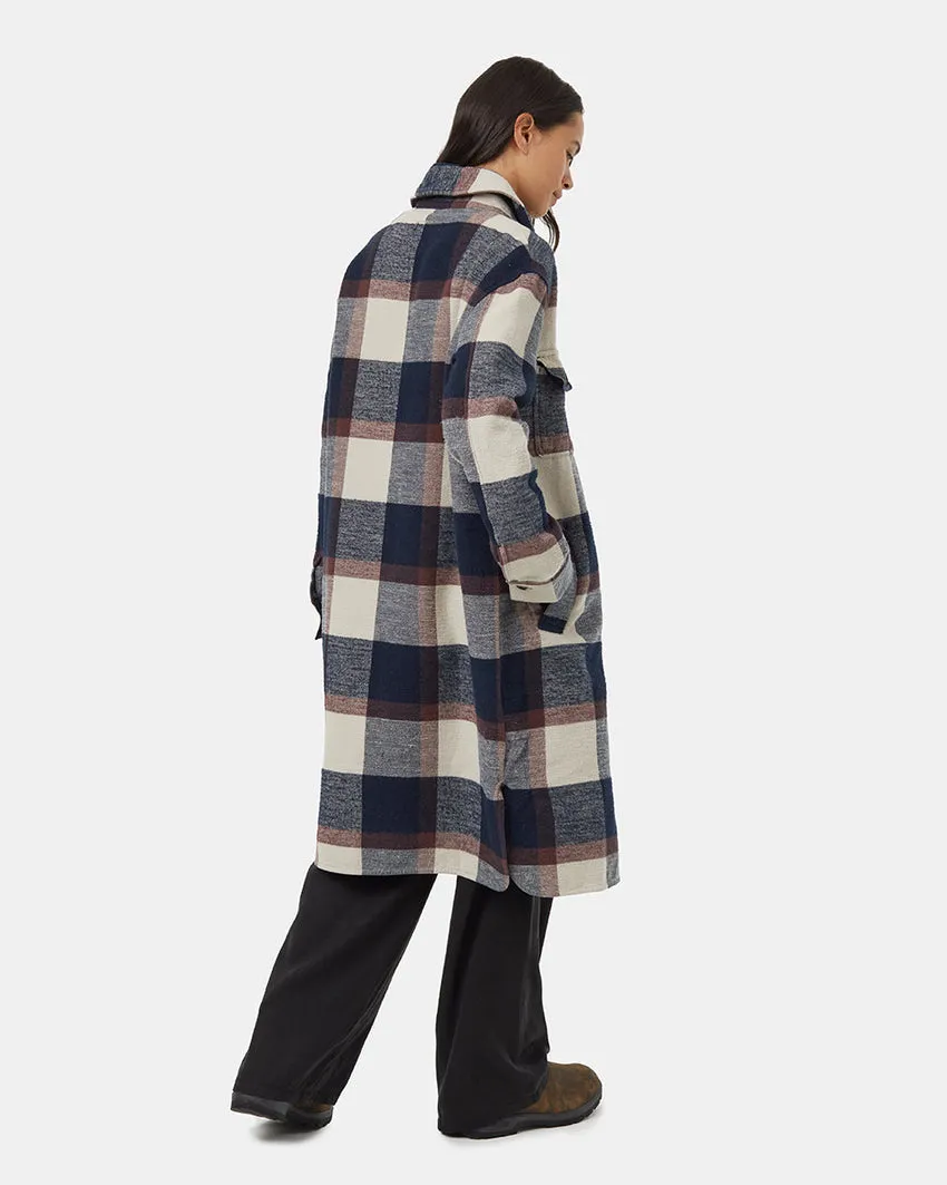 Tentree Heavy Weight Flannel Long Jacket - Women's