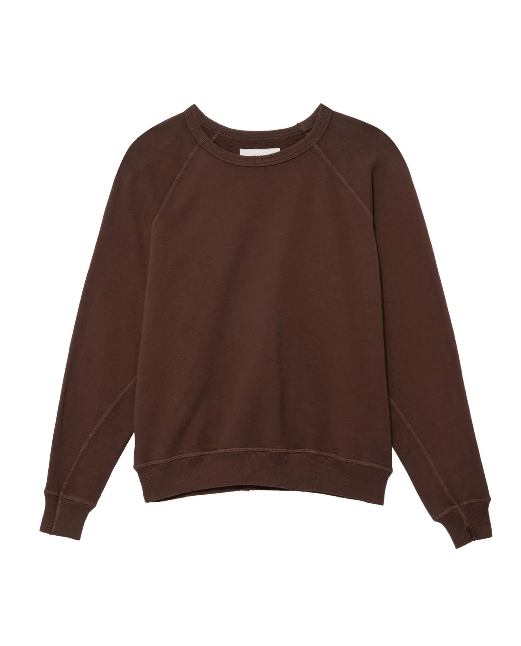 The College Sweatshirt. Solid -- Toasted Walnut