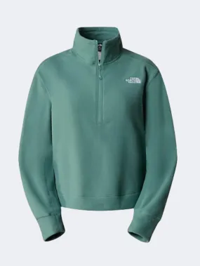 The North Face 100 Glacier Women Hiking Sweatshirt Dark Sage