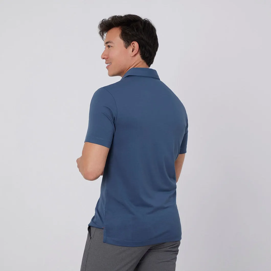 Threshold Knit Polo Slim Fit - Aegean Blue