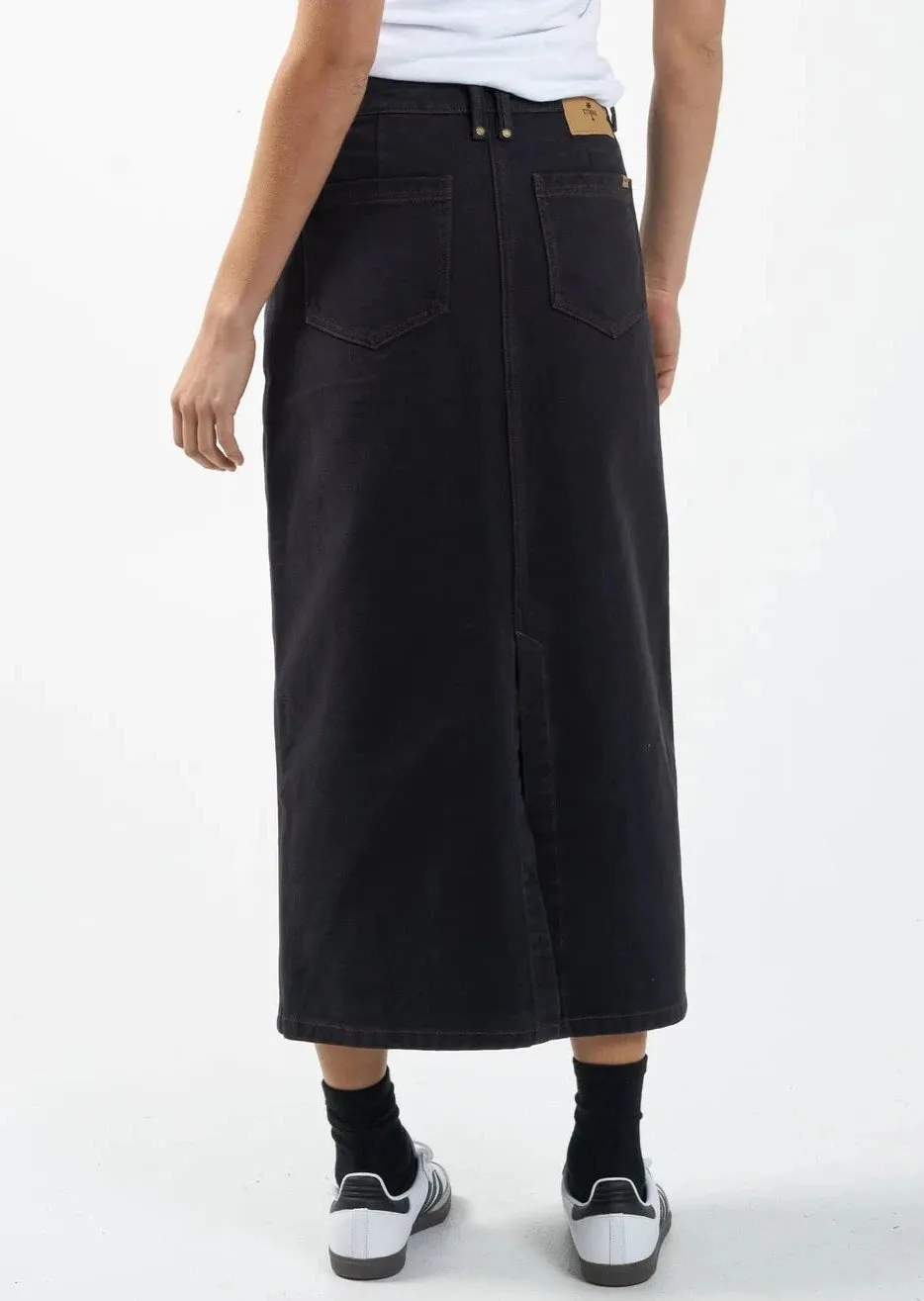 Thrills Frankie Skirt Midnight Blue