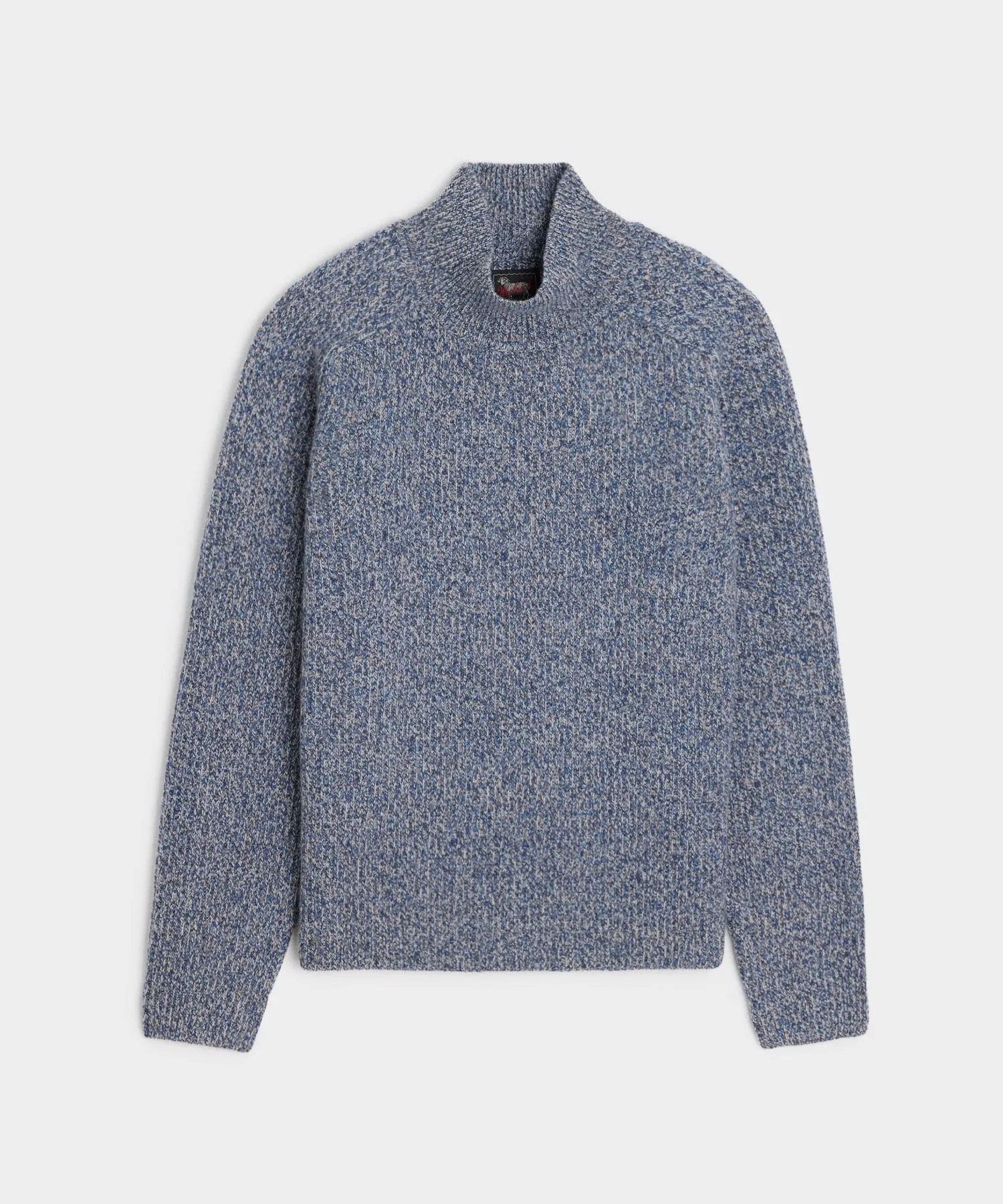 Todd Snyder X Woolrich Mouliné Turtleneck in Navy