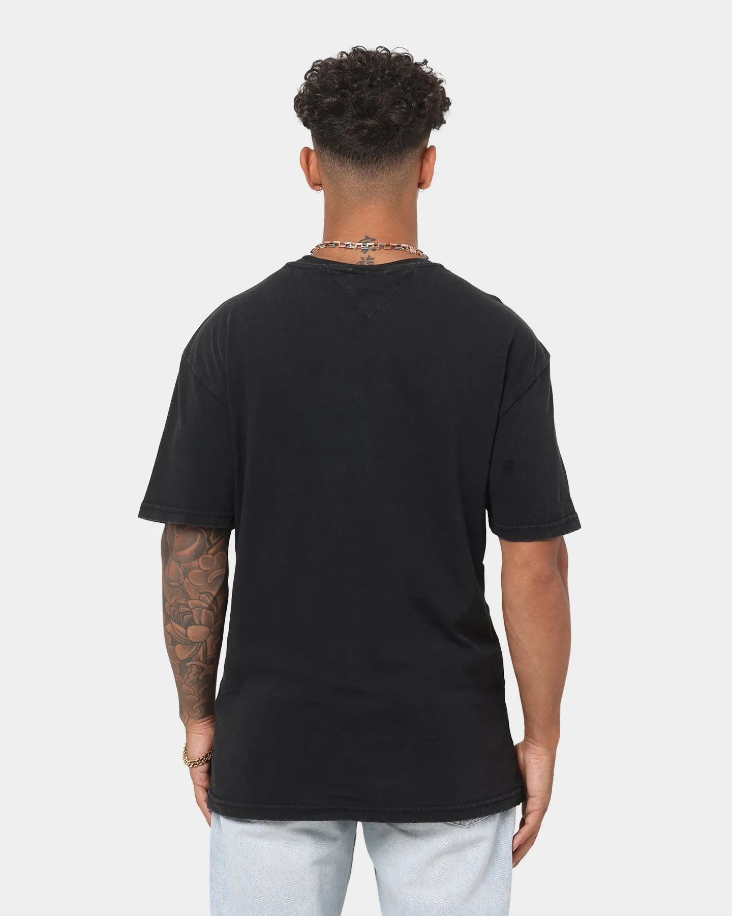 Tommy Jeans Metallic Linear T-Shirt Black