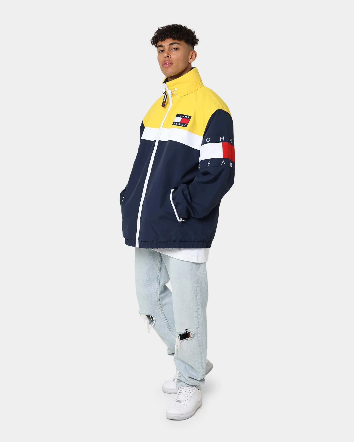 Tommy Jeans Reversible Archive Chicago Windbreaker Twilight Navy/Multi