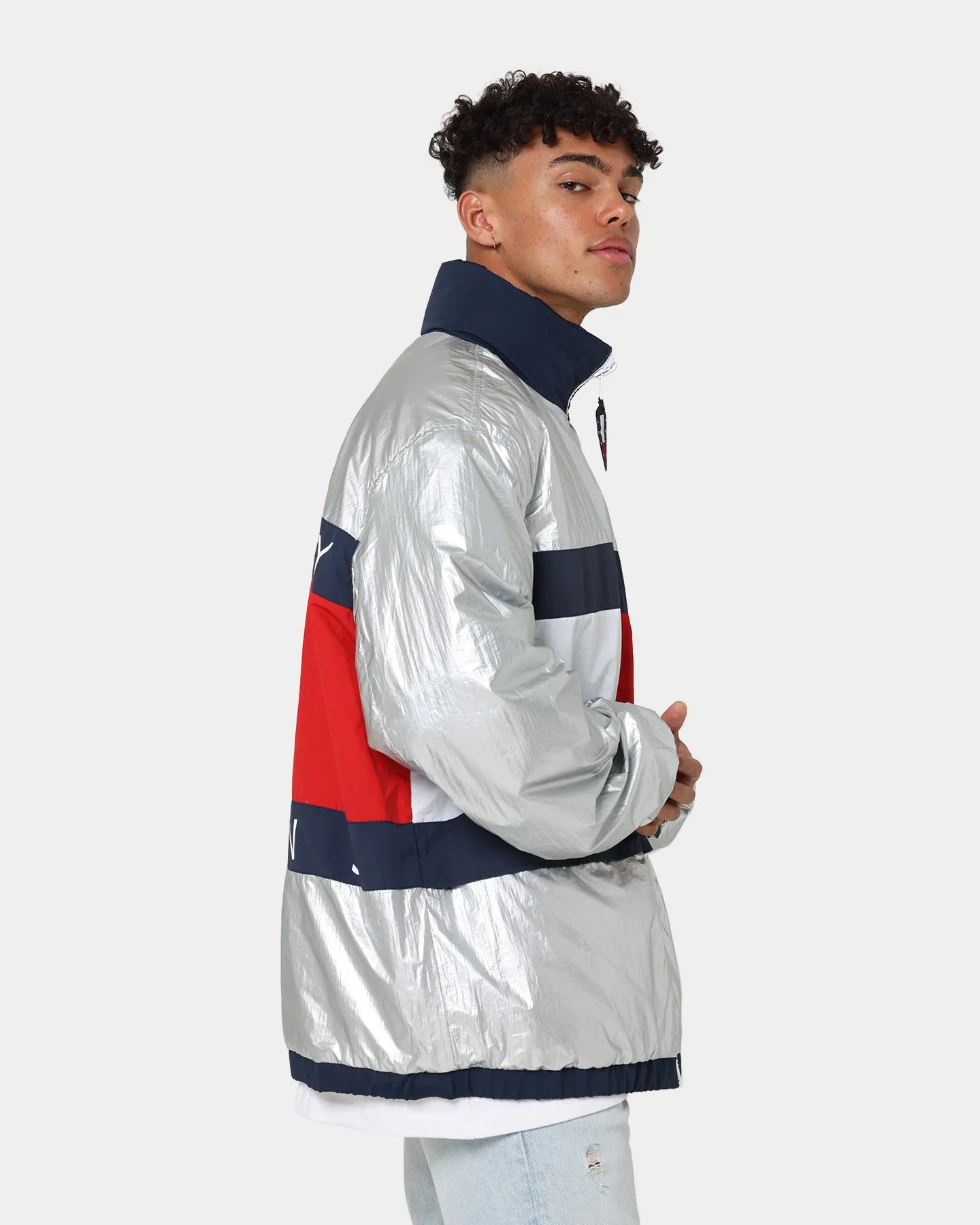 Tommy Jeans Reversible Archive Chicago Windbreaker Twilight Navy/Multi