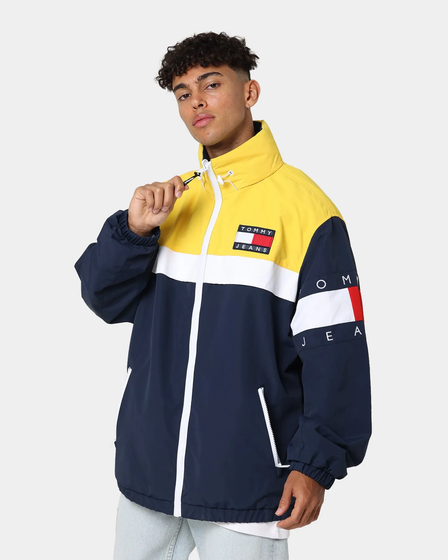 Tommy Jeans Reversible Archive Chicago Windbreaker Twilight Navy/Multi