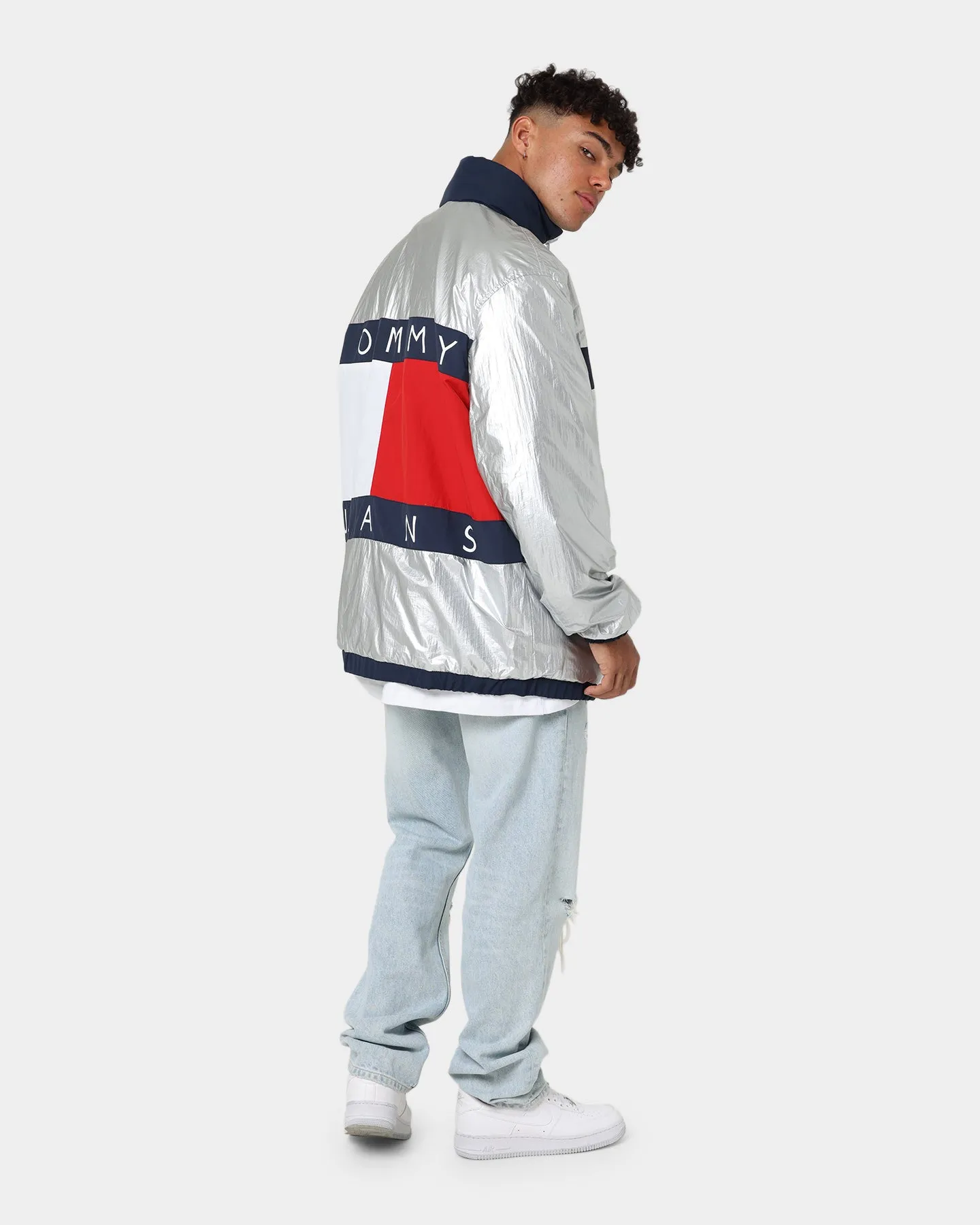 Tommy Jeans Reversible Archive Chicago Windbreaker Twilight Navy/Multi