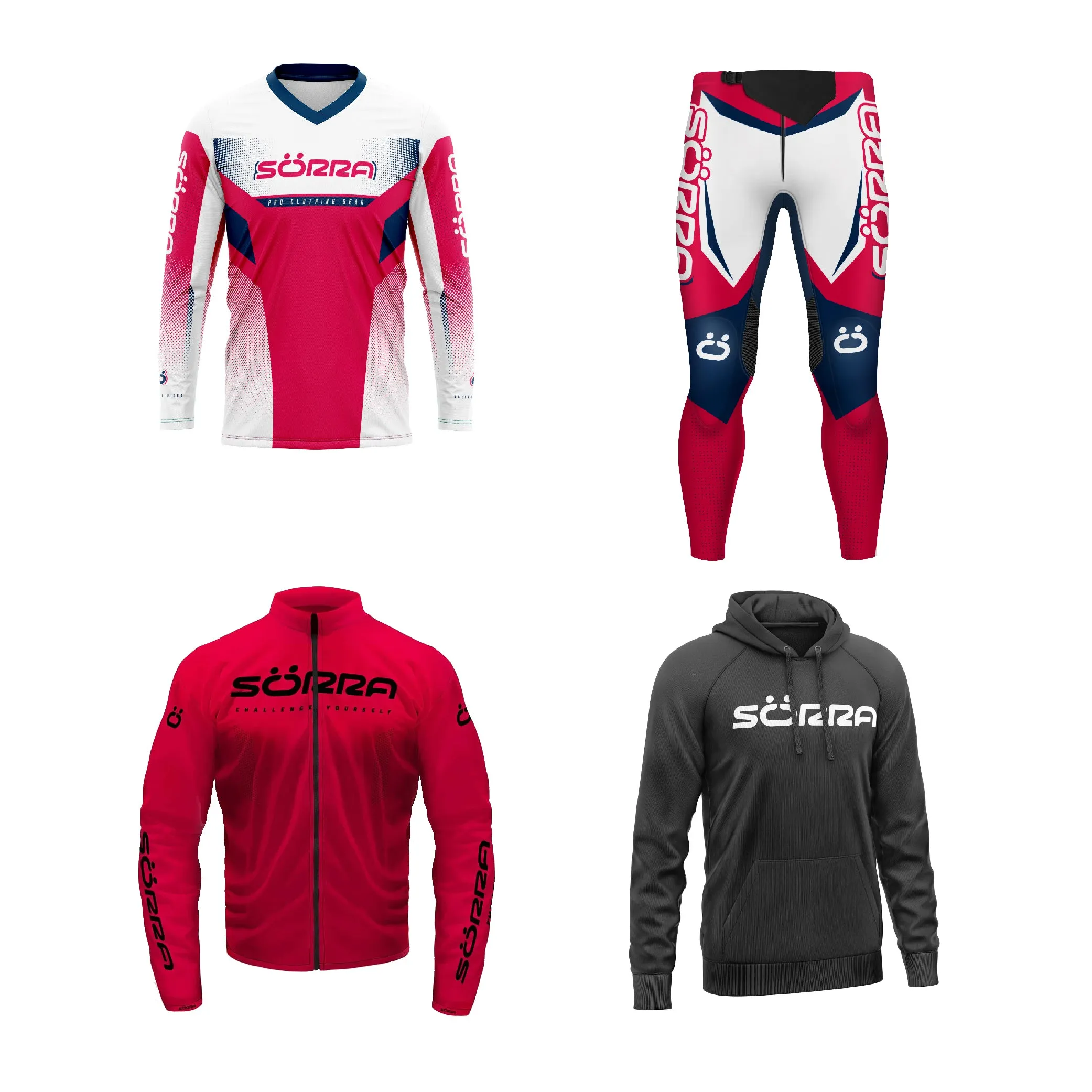 TRIAL CLOTHING SET 4 RACING   HOODIE