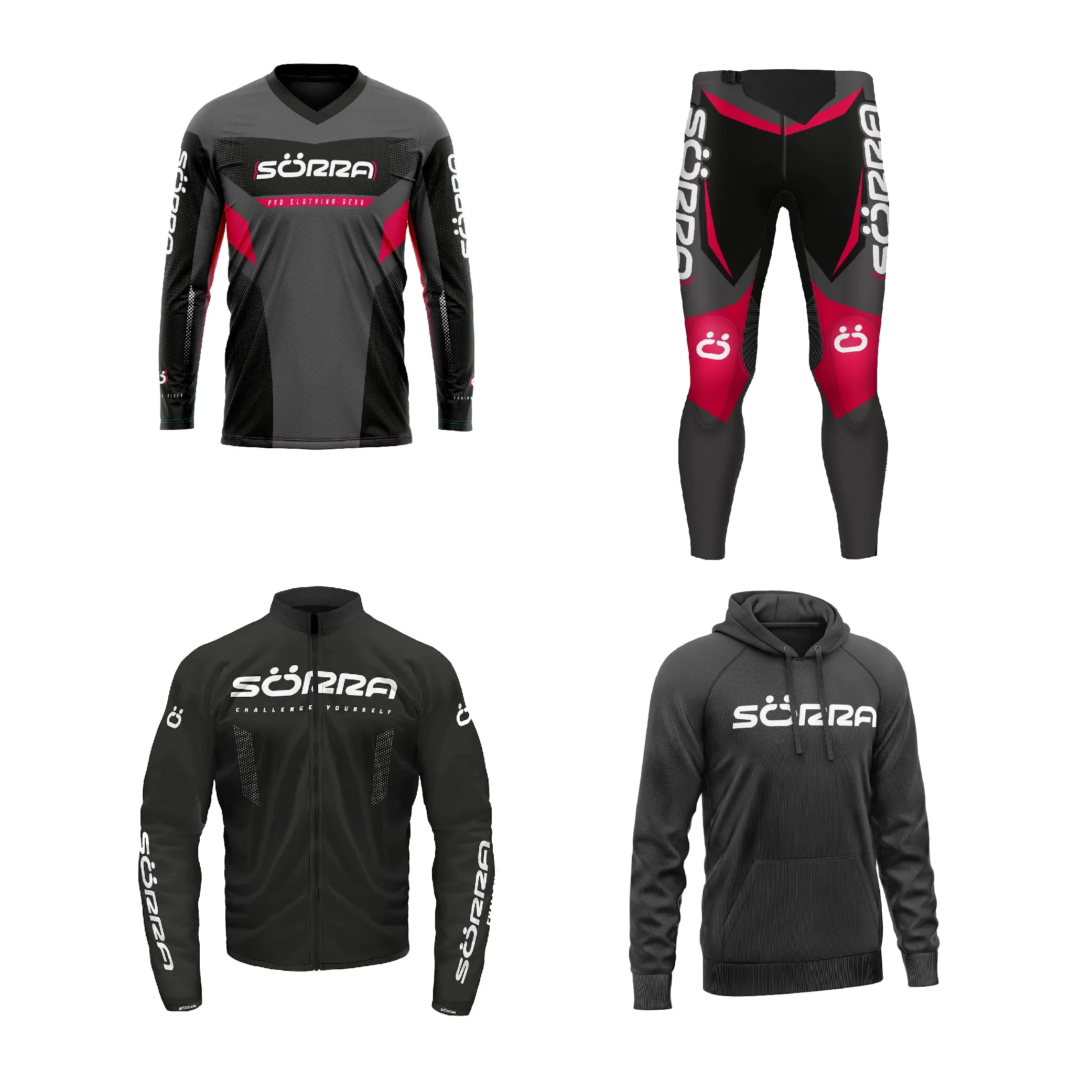 TRIAL CLOTHING SET 4 RACING   HOODIE