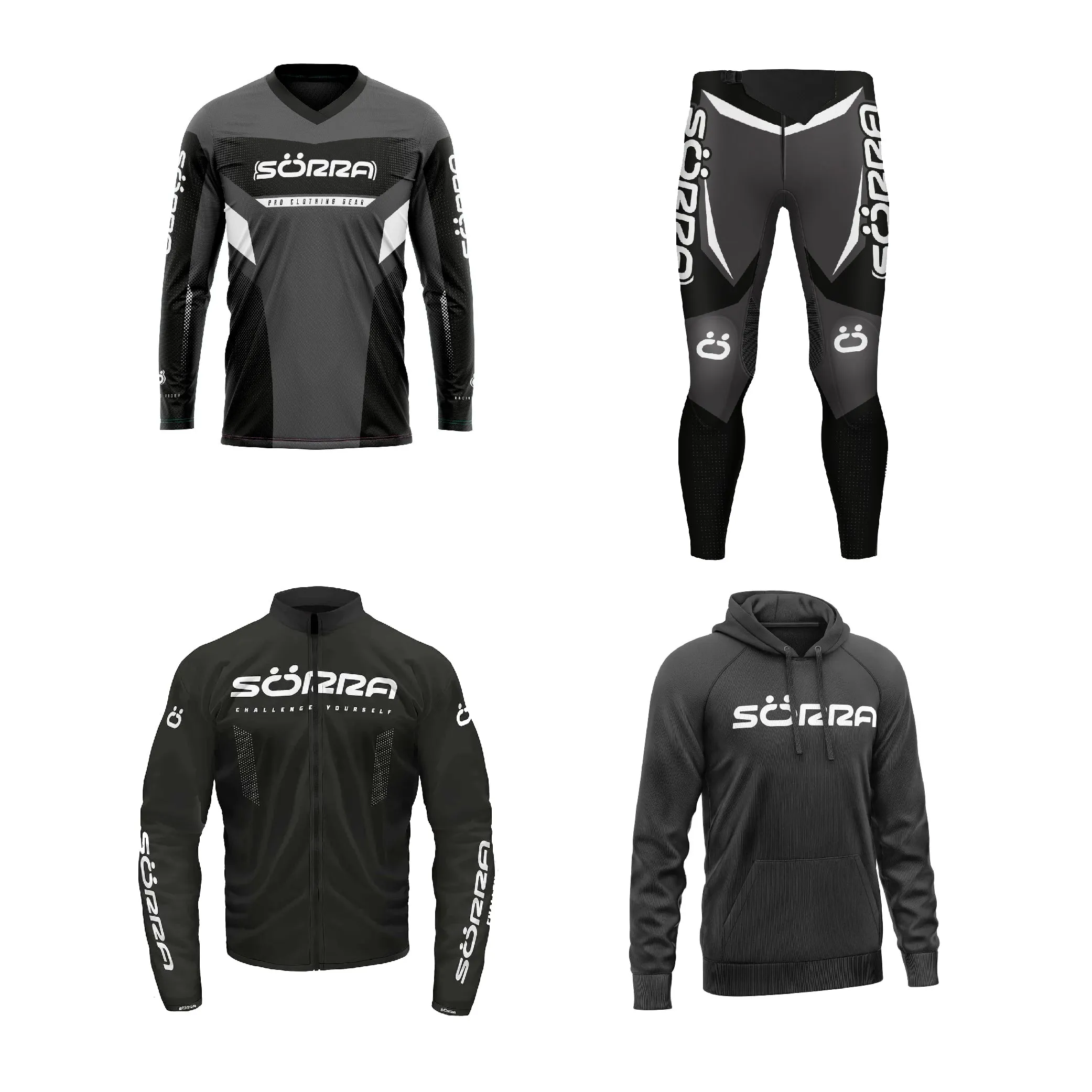 TRIAL CLOTHING SET 4 RACING   HOODIE