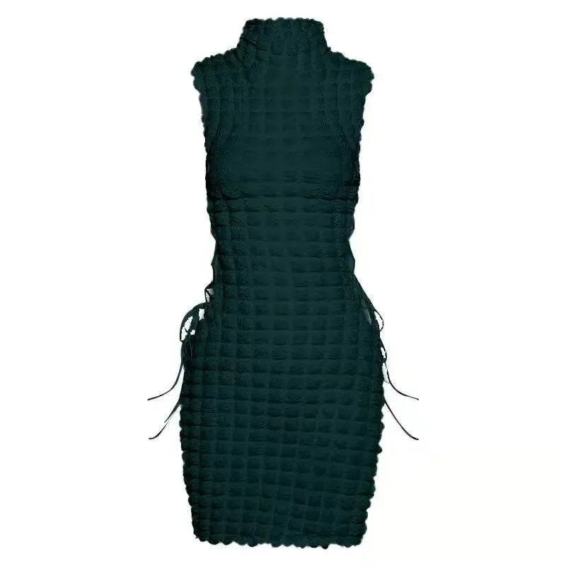 Turtleneck Bodycon Midi Dress for Women*