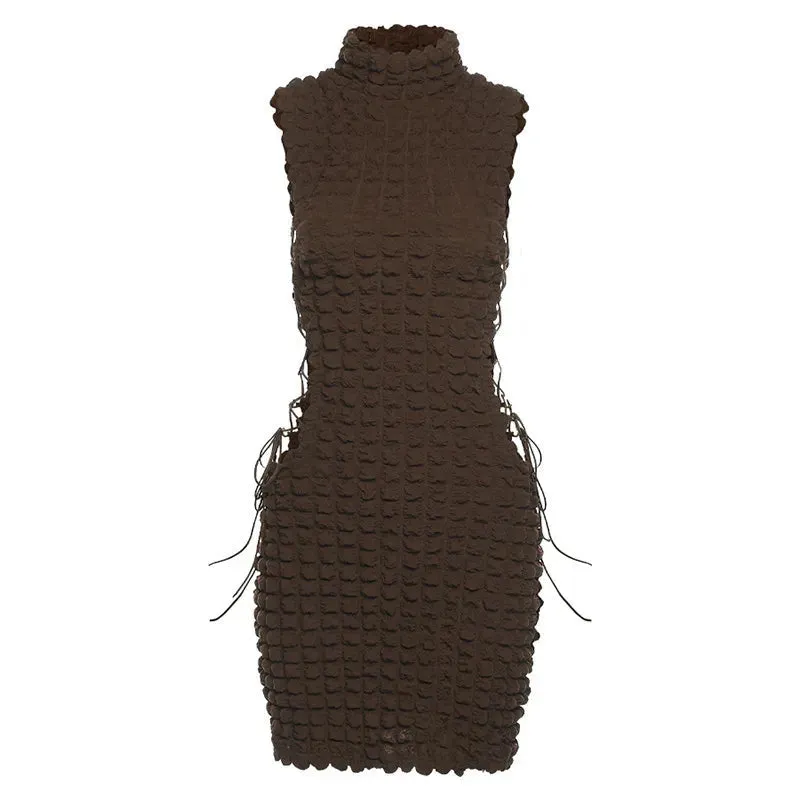 Turtleneck Bodycon Midi Dress for Women*