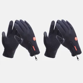 US 2-4 Pairs Touchscreen Winter Warm Mittens Cycling Gloves Thermal Waterproof