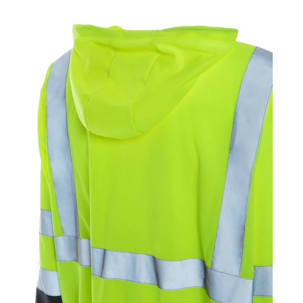 Utility Pro Hi Vis Ultra Light Full Zip Waterproof Teflon Hoodie Class 3 - UHV829