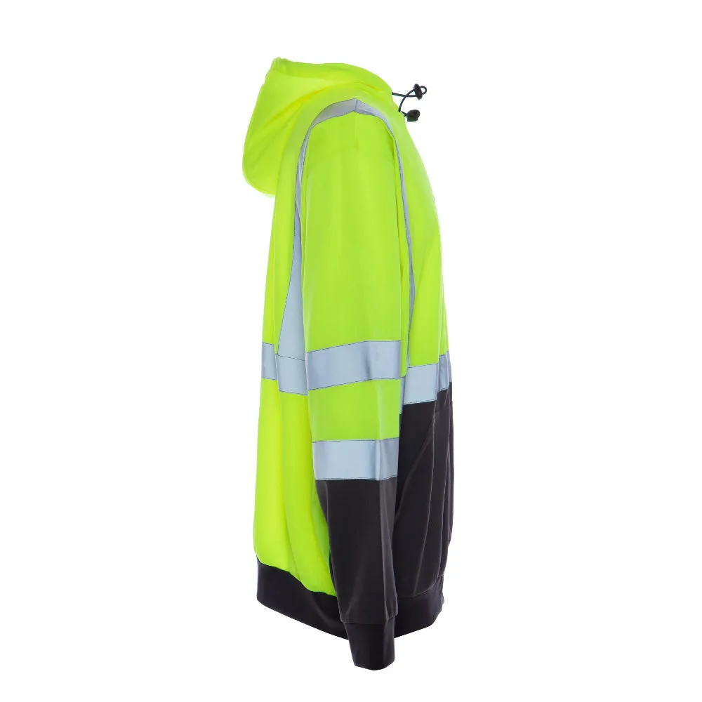 Utility Pro Hi Vis Ultra Light Full Zip Waterproof Teflon Hoodie Class 3 - UHV829