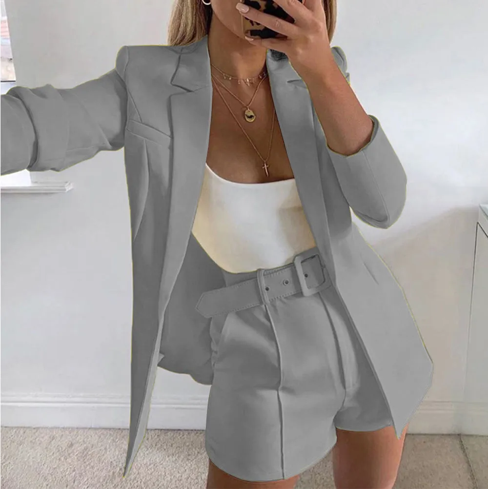 Valerie Two-Piece Blazer & Shorts Suit Set