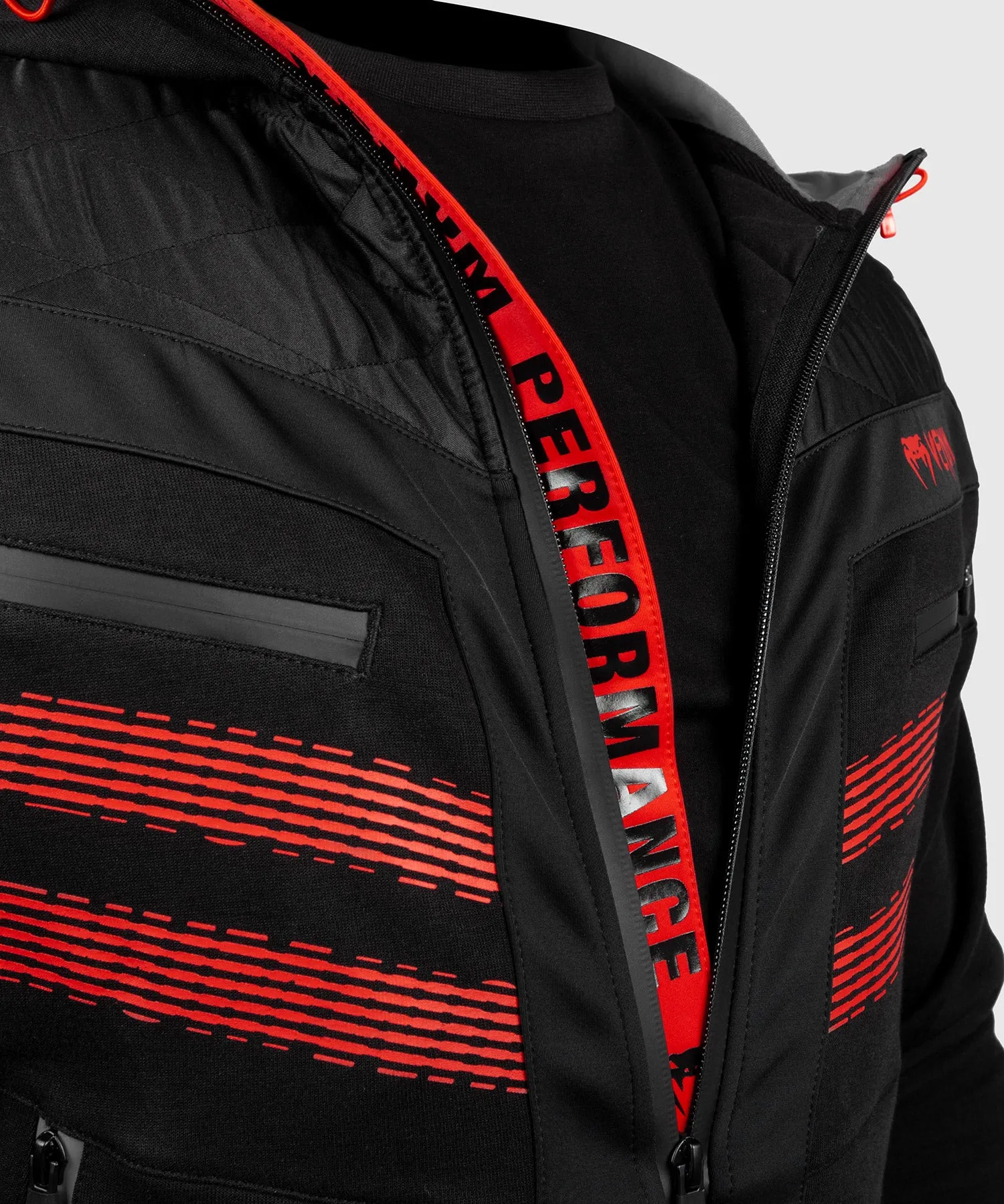 Venum Laser 2.0 Hoodie - Black/Red