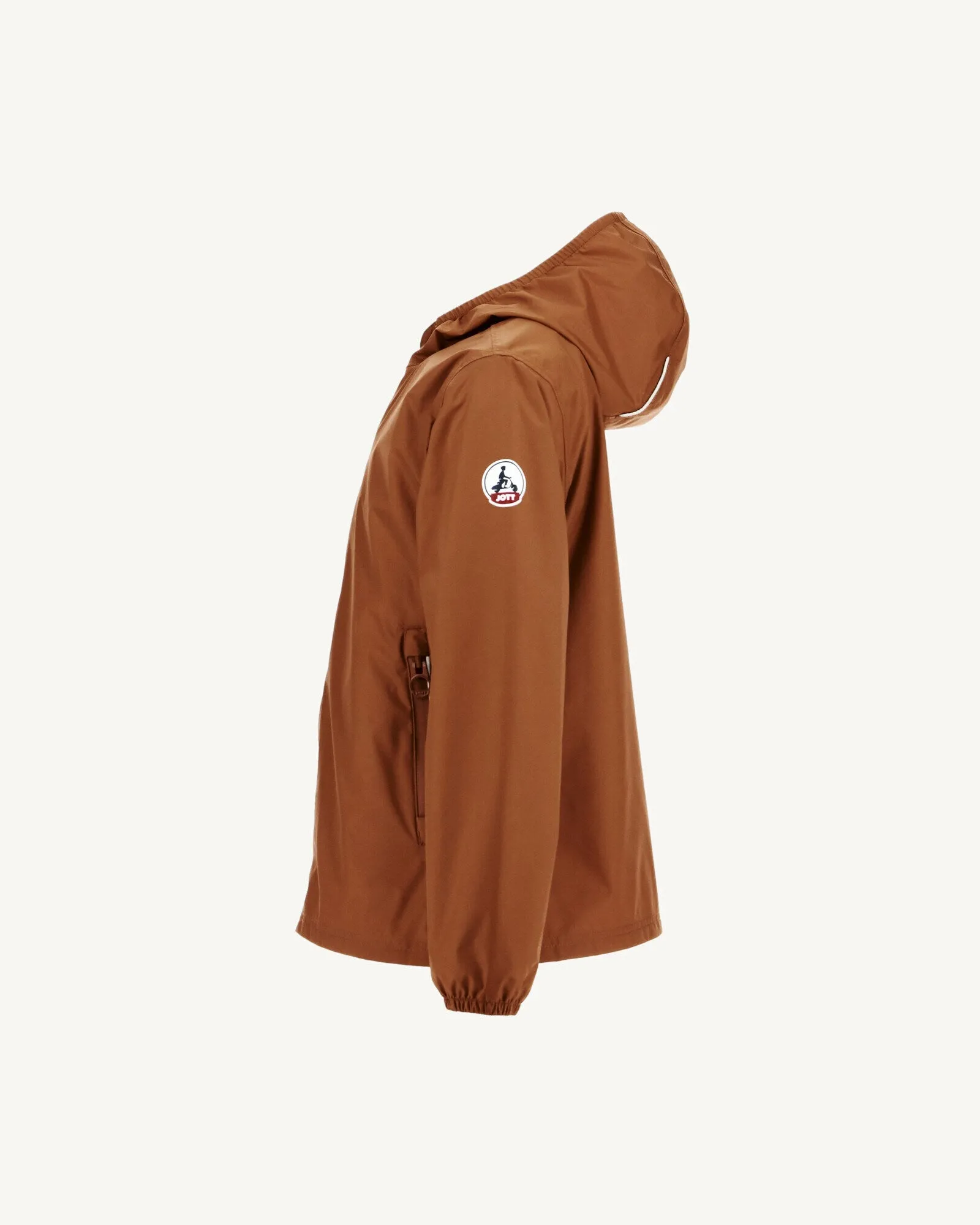 Veste imperméable à capuche enfant Caramel Madeira