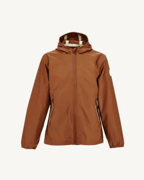 Veste imperméable à capuche enfant Caramel Madeira