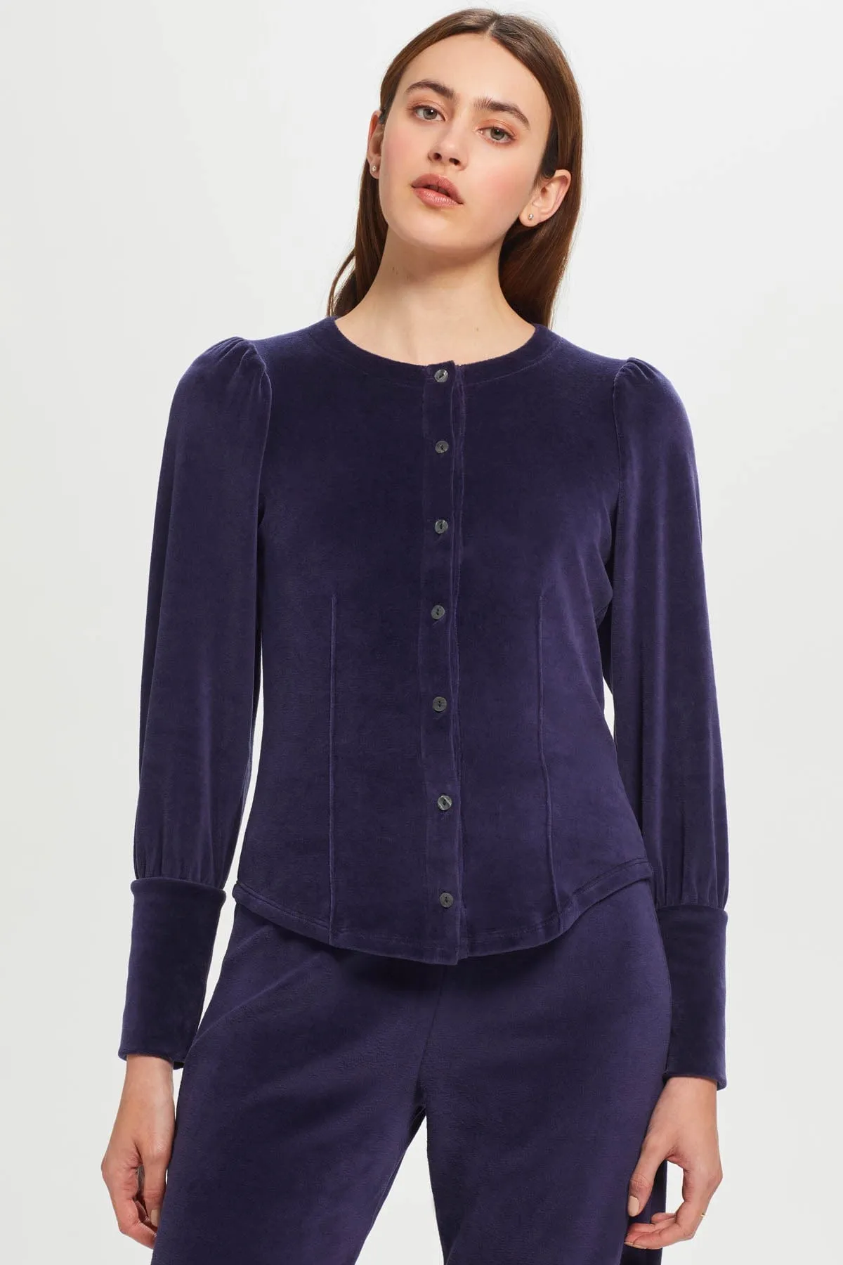 Victorian Velour Top