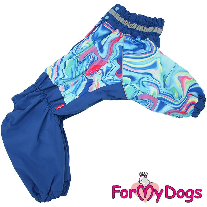 Water Ripple Heavyweight Rainsuit For Boys For Medium, Large Breeds, Pugs & Westies SPECIAL ORDER