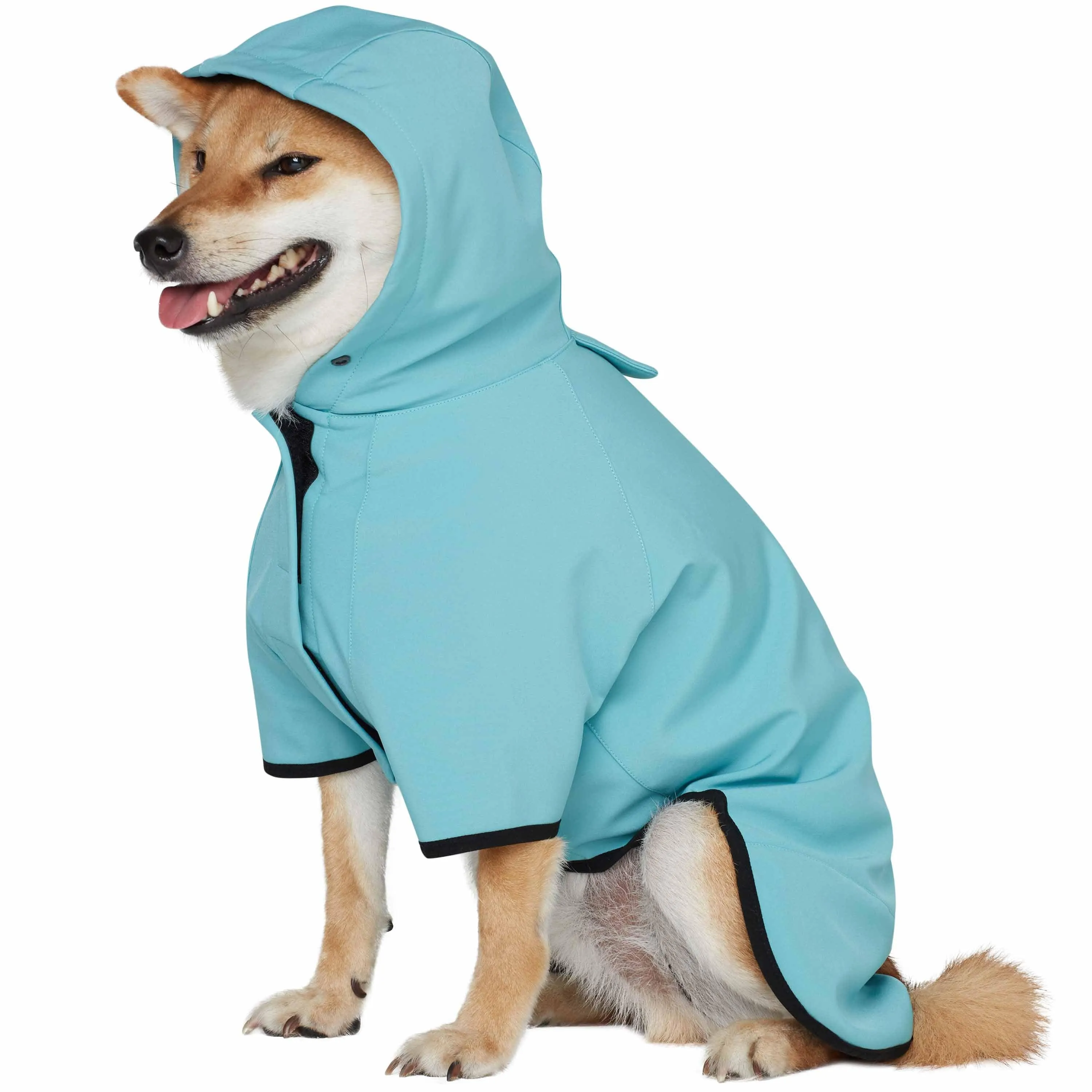 Waterproof Dog Softshell Jacket, Hooded Raincoat and Windbreakers