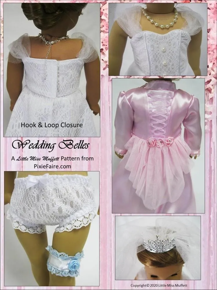 Wedding Belles 18" Doll Clothes Pattern