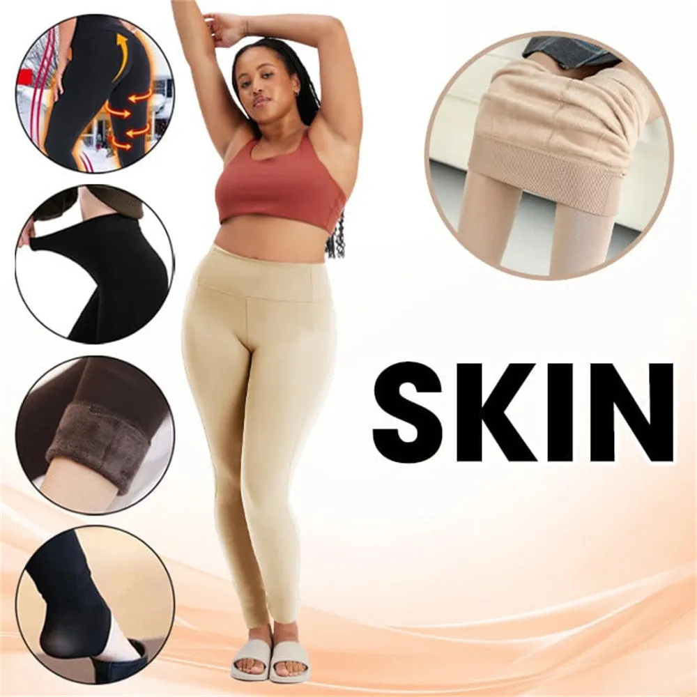 Winter Warm Waterproof High-waist Leggings