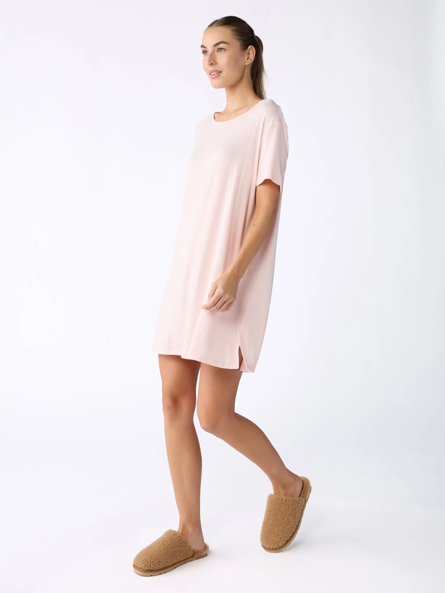 Women's Bamboo Stretch Knit Sleep Dress