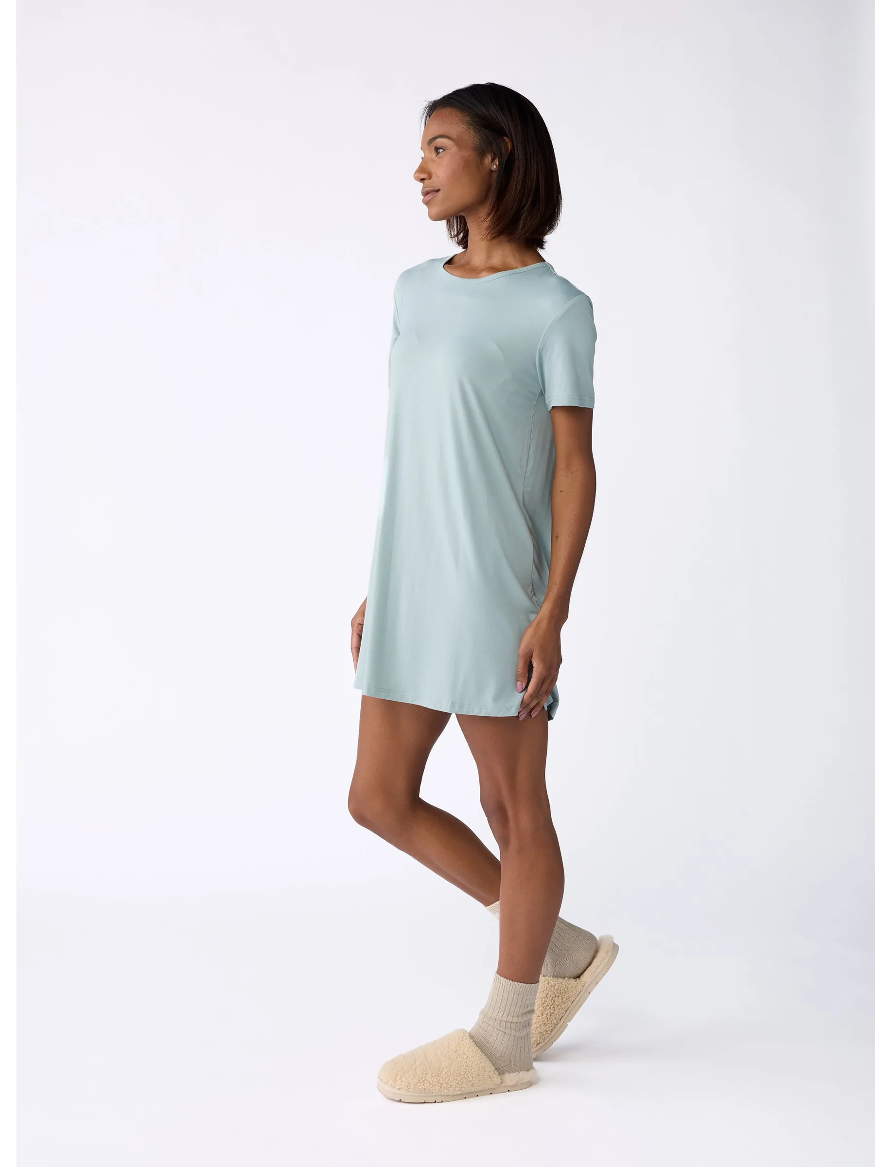 Women's Bamboo Stretch Knit Sleep Dress