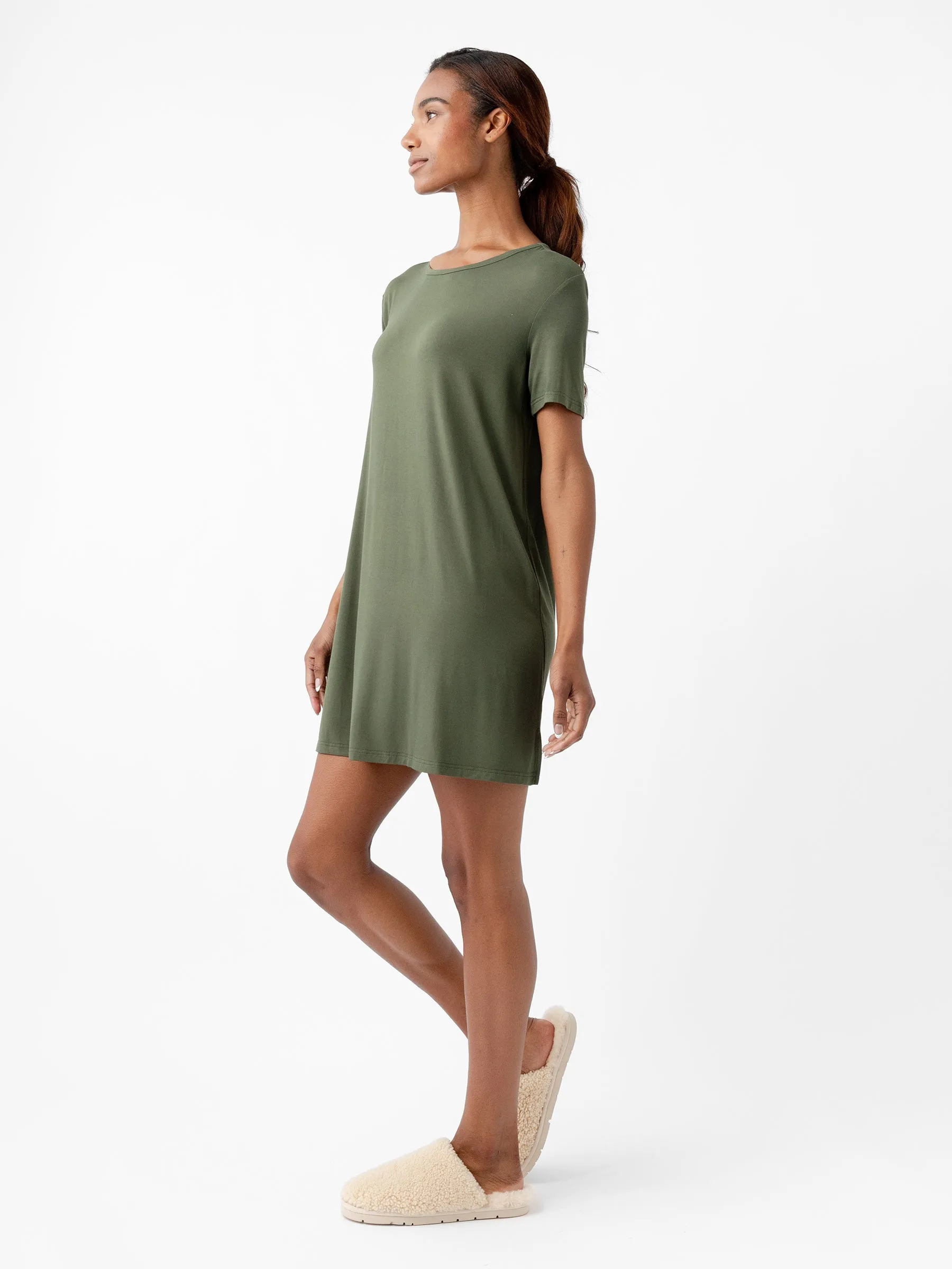 Women's Bamboo Stretch Knit Sleep Dress