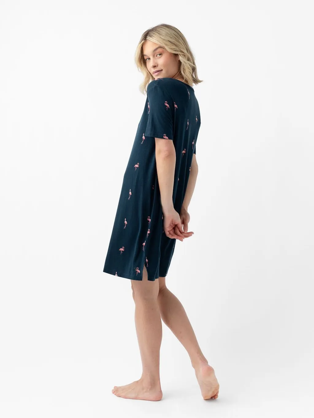 Women's Bamboo Stretch Knit Sleep Dress