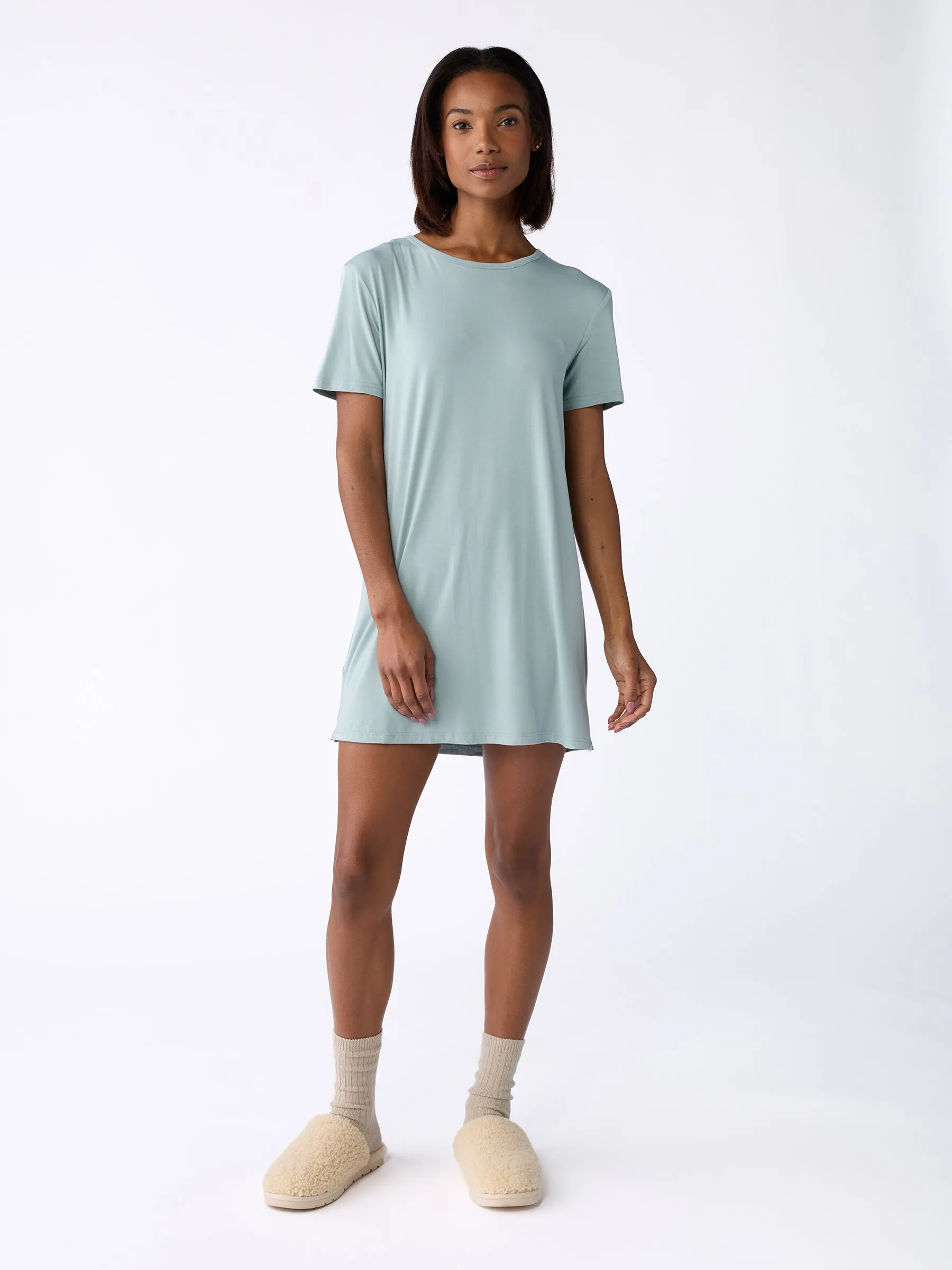 Women's Bamboo Stretch Knit Sleep Dress