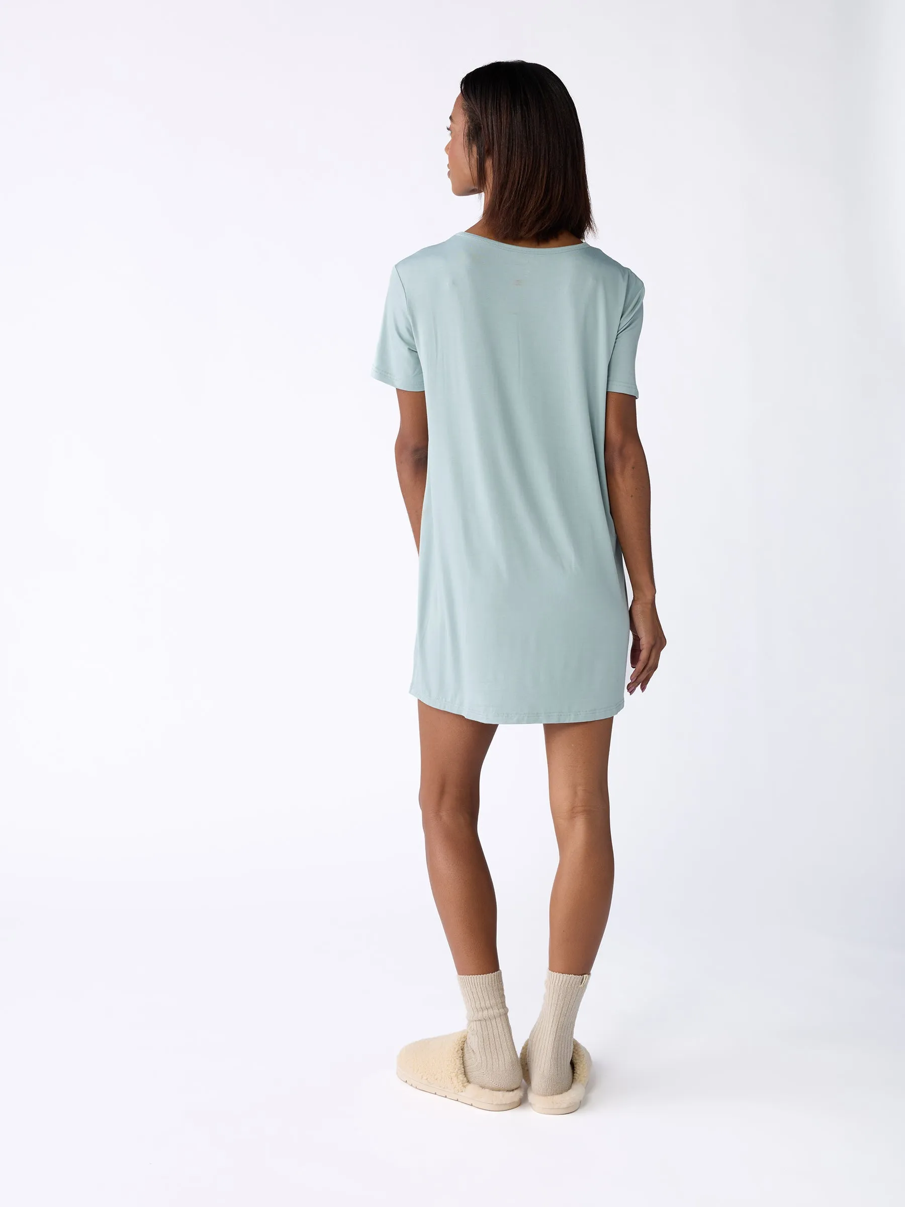 Women's Bamboo Stretch Knit Sleep Dress