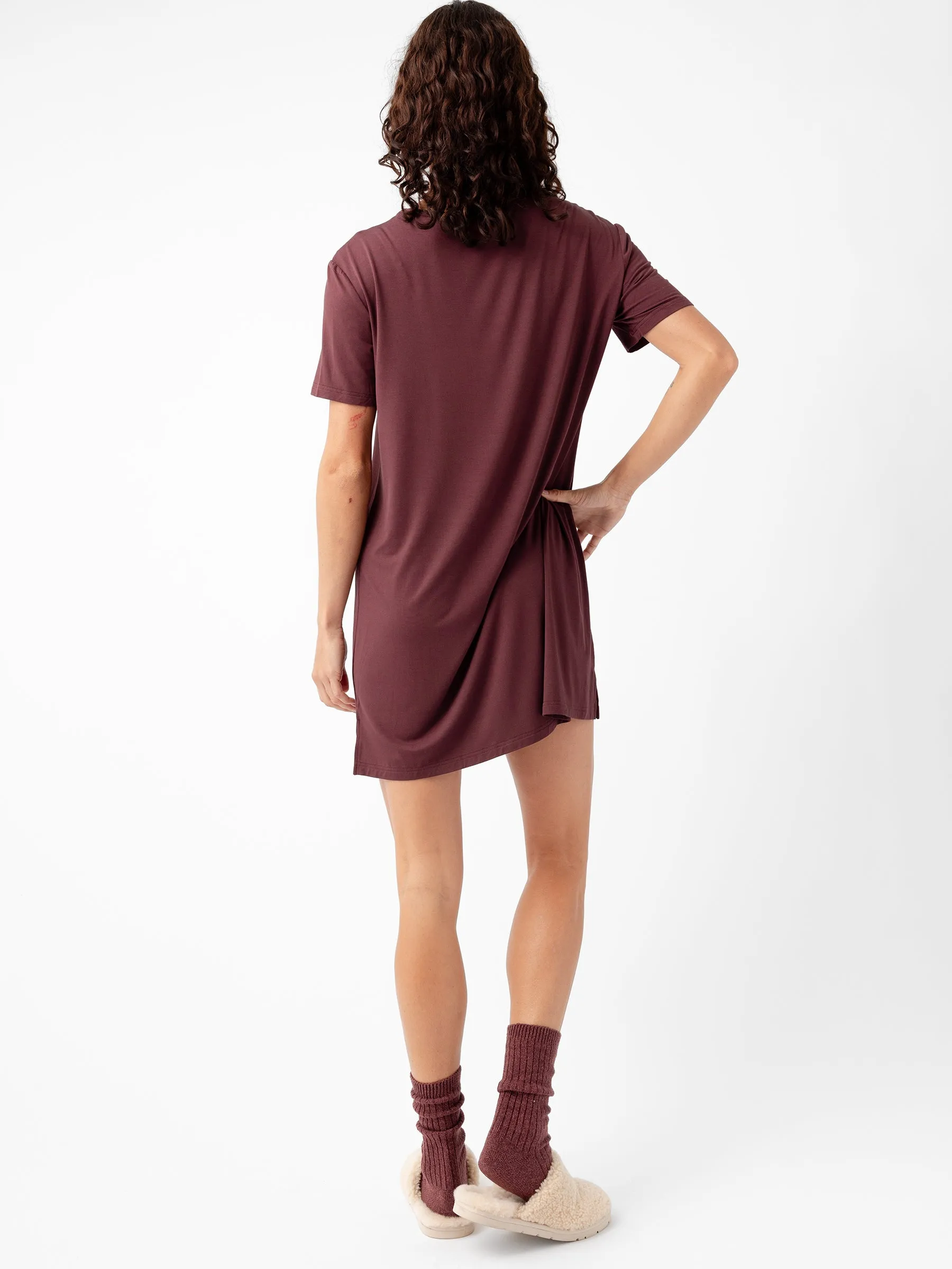 Women's Bamboo Stretch Knit Sleep Dress