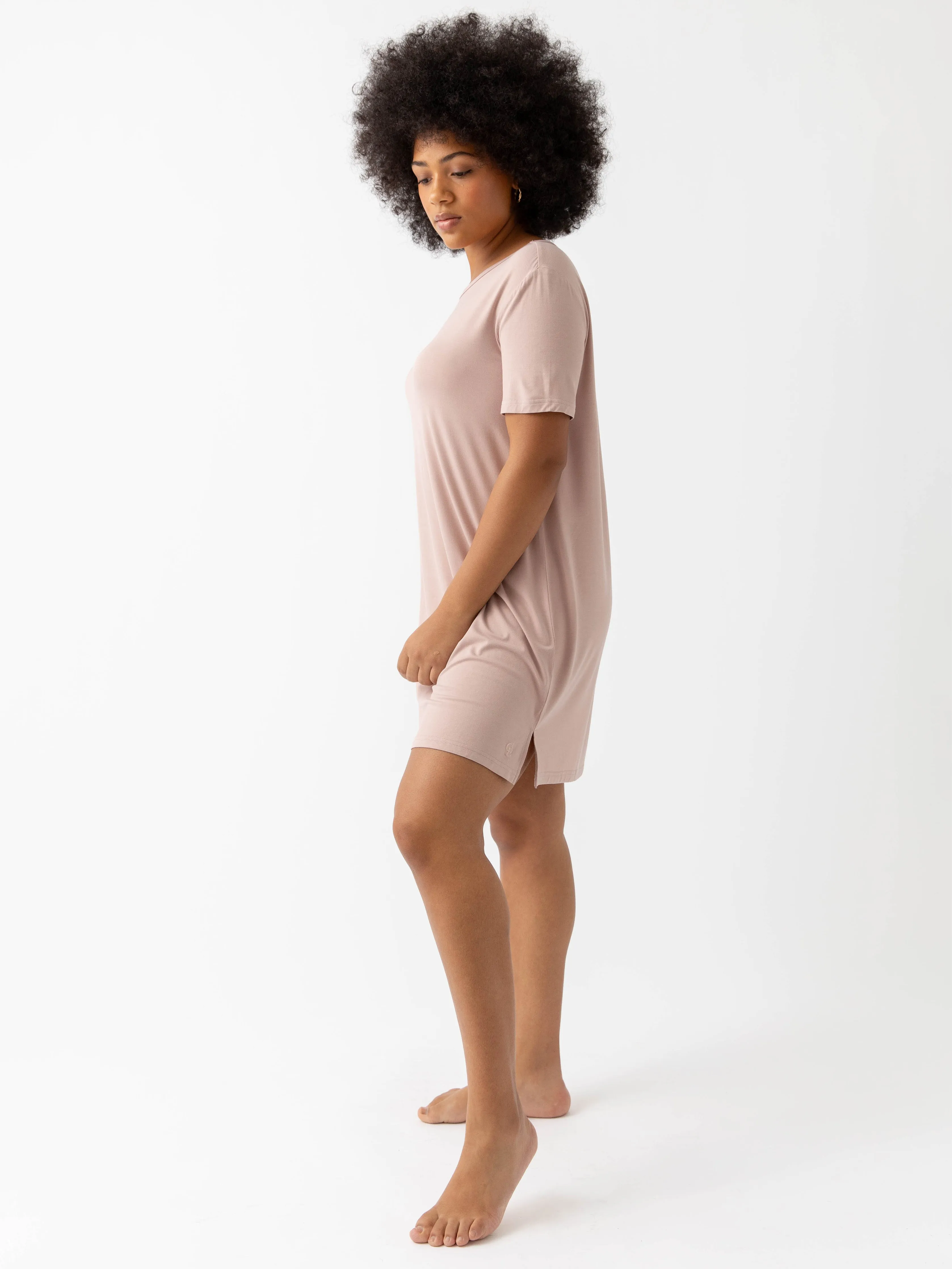 Women's Bamboo Stretch Knit Sleep Dress