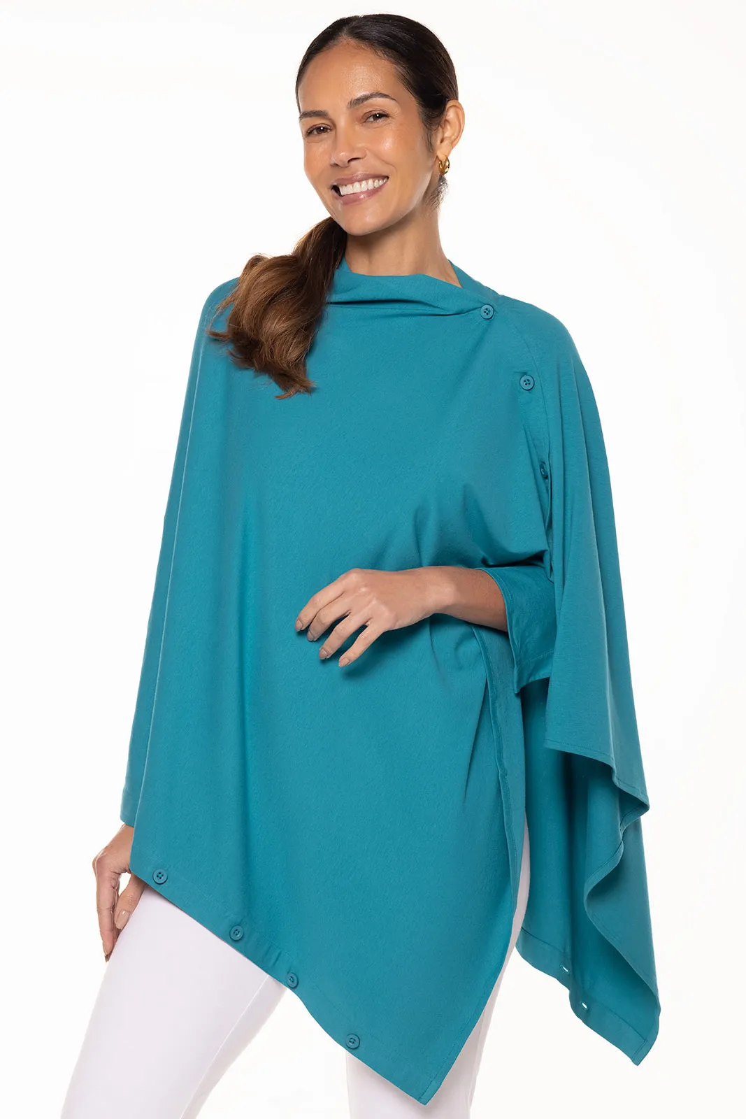 Women's Revilla Convertible Sun Wrap  |  Tahitian Teal