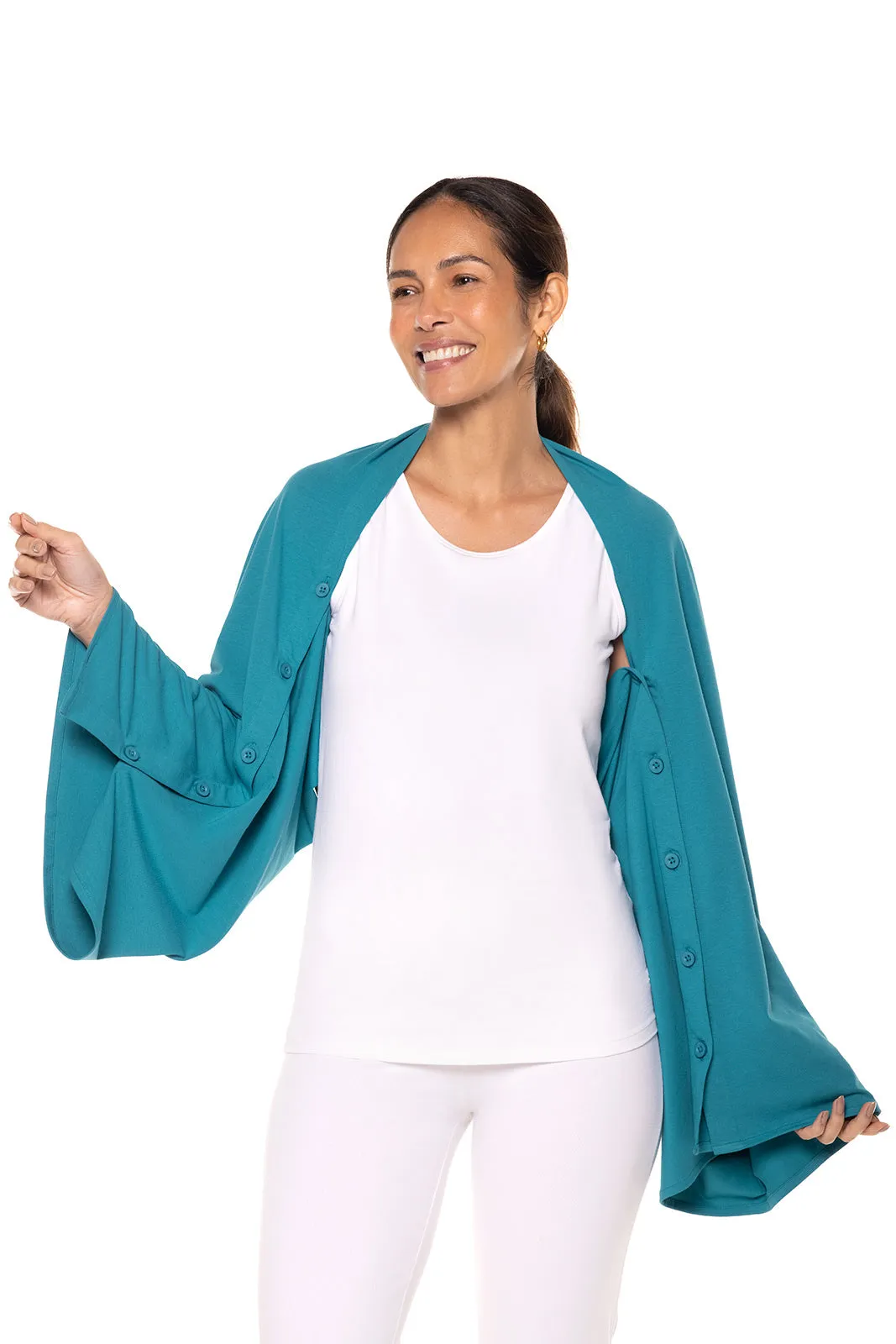 Women's Revilla Convertible Sun Wrap  |  Tahitian Teal