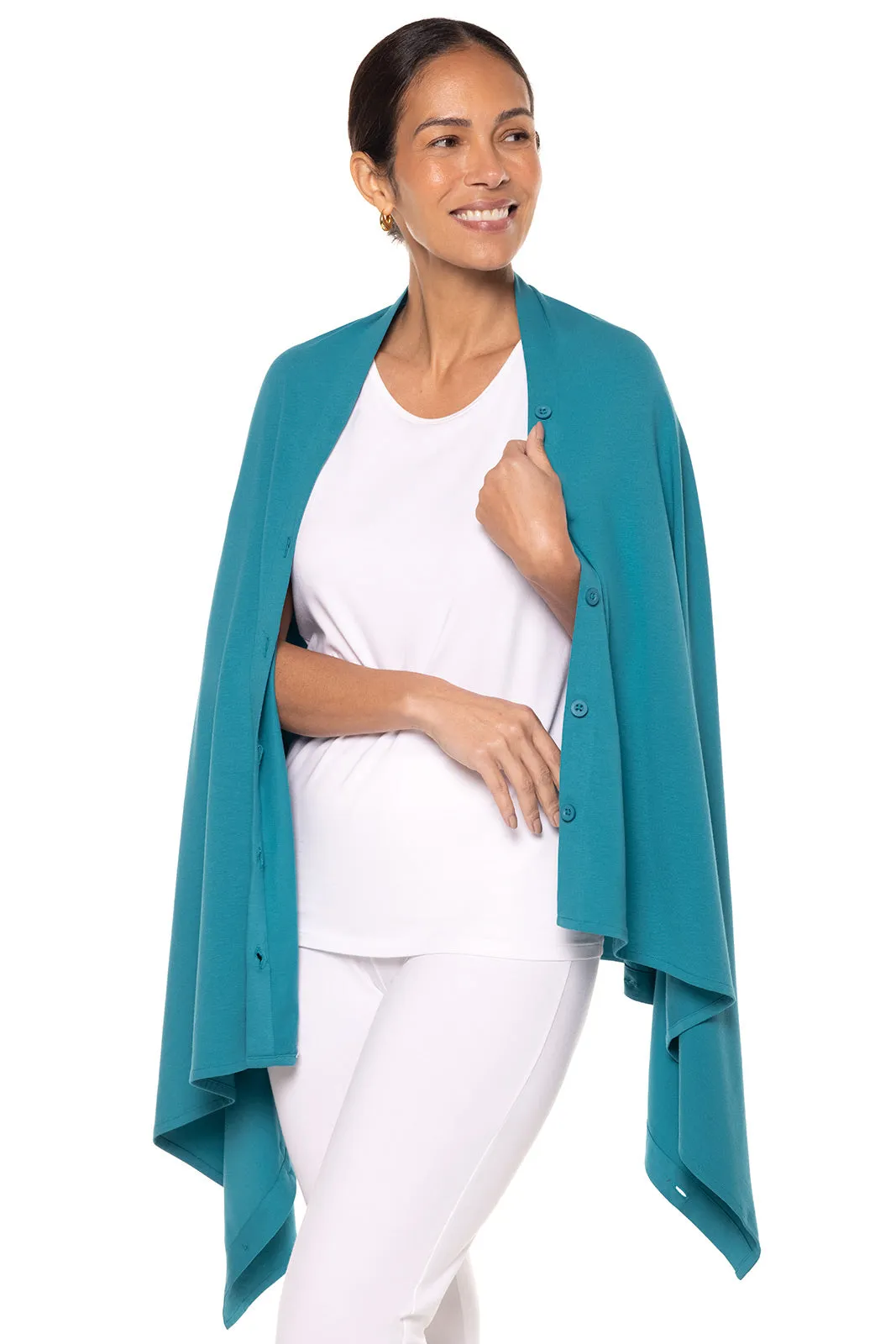 Women's Revilla Convertible Sun Wrap  |  Tahitian Teal